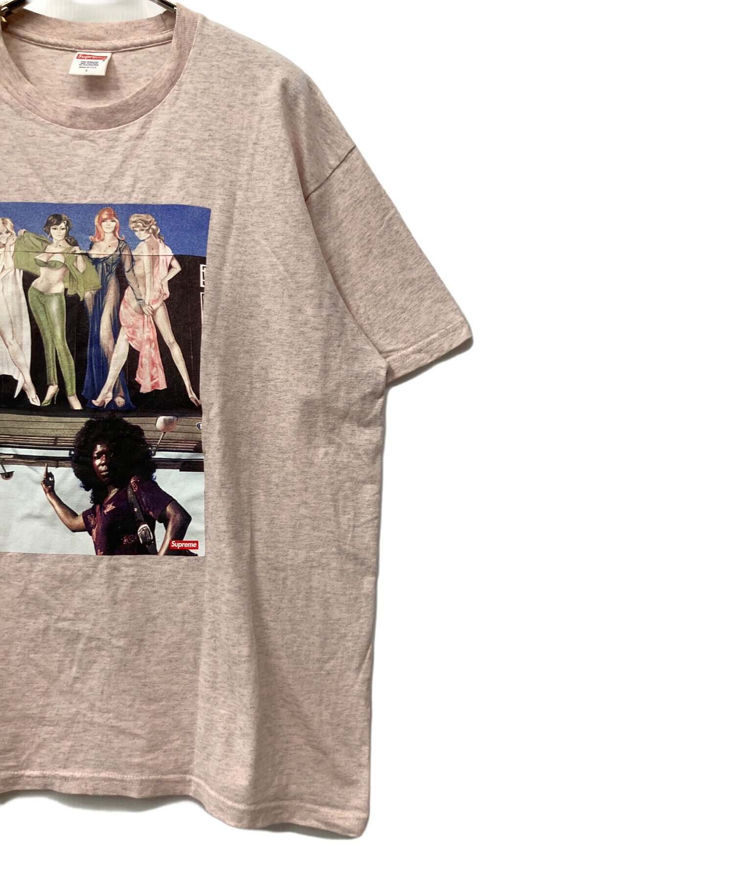 中古・古着通販】Supreme (シュプリーム) AMERICAN PICTURE TEE ピンク