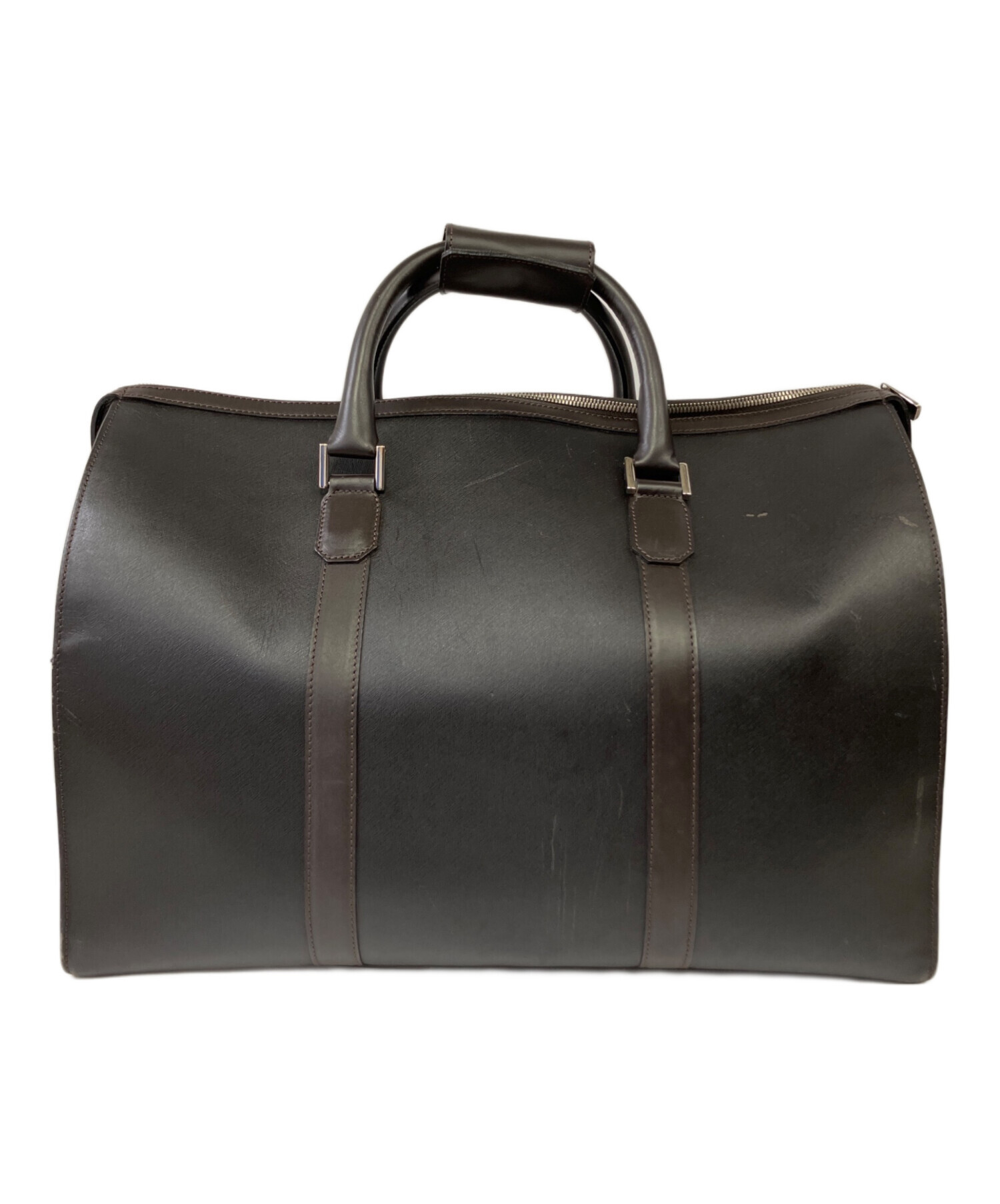 中古・古着通販】dunhill (ダンヒル) ボストンバッグ ダークブラウン