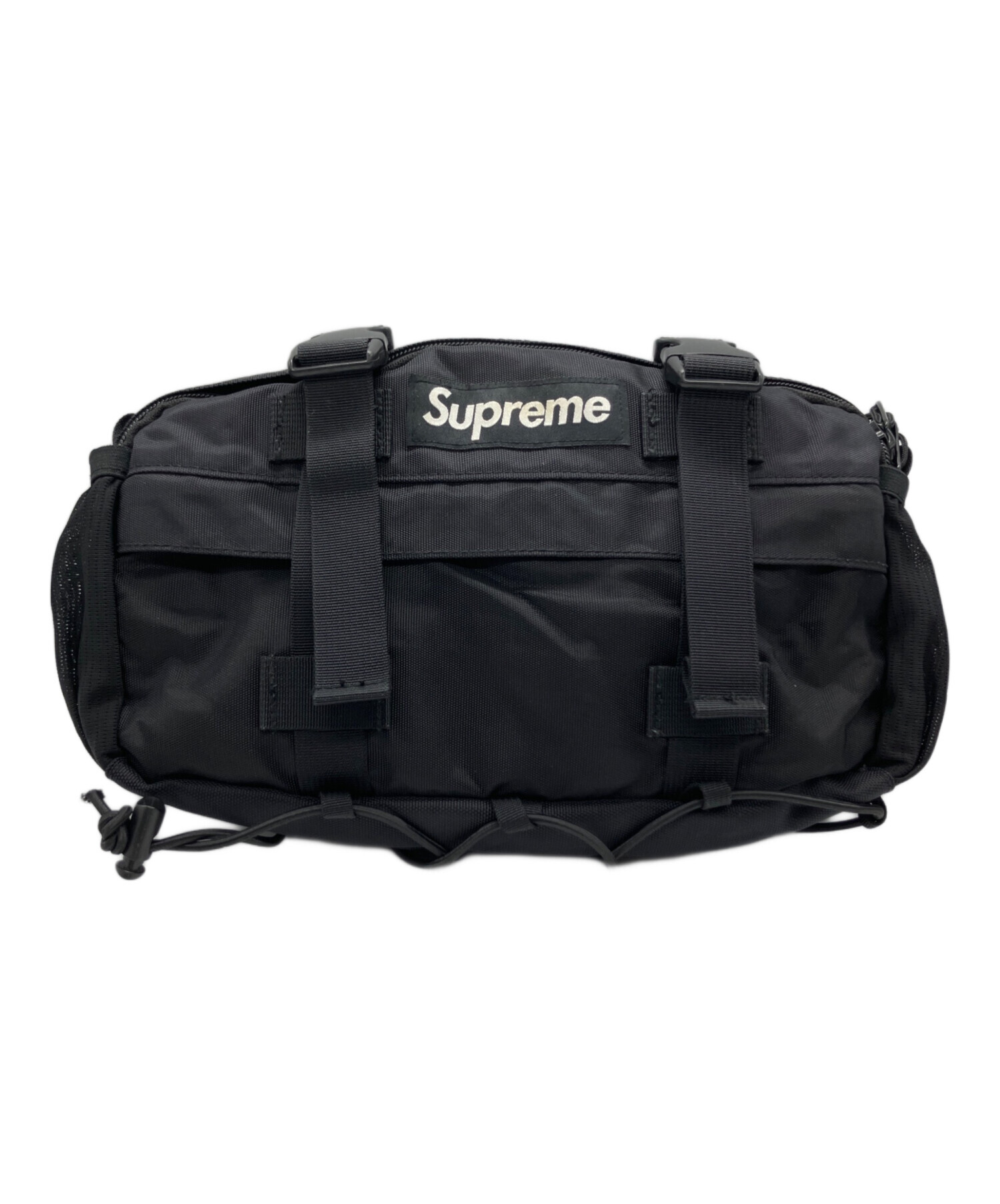 美中古 Supreme シュプリーム ウエストバッグ CORDURA オマケ付 中古・古着通販】Supreme (シュプリーム) ウエストバッグ ブラック