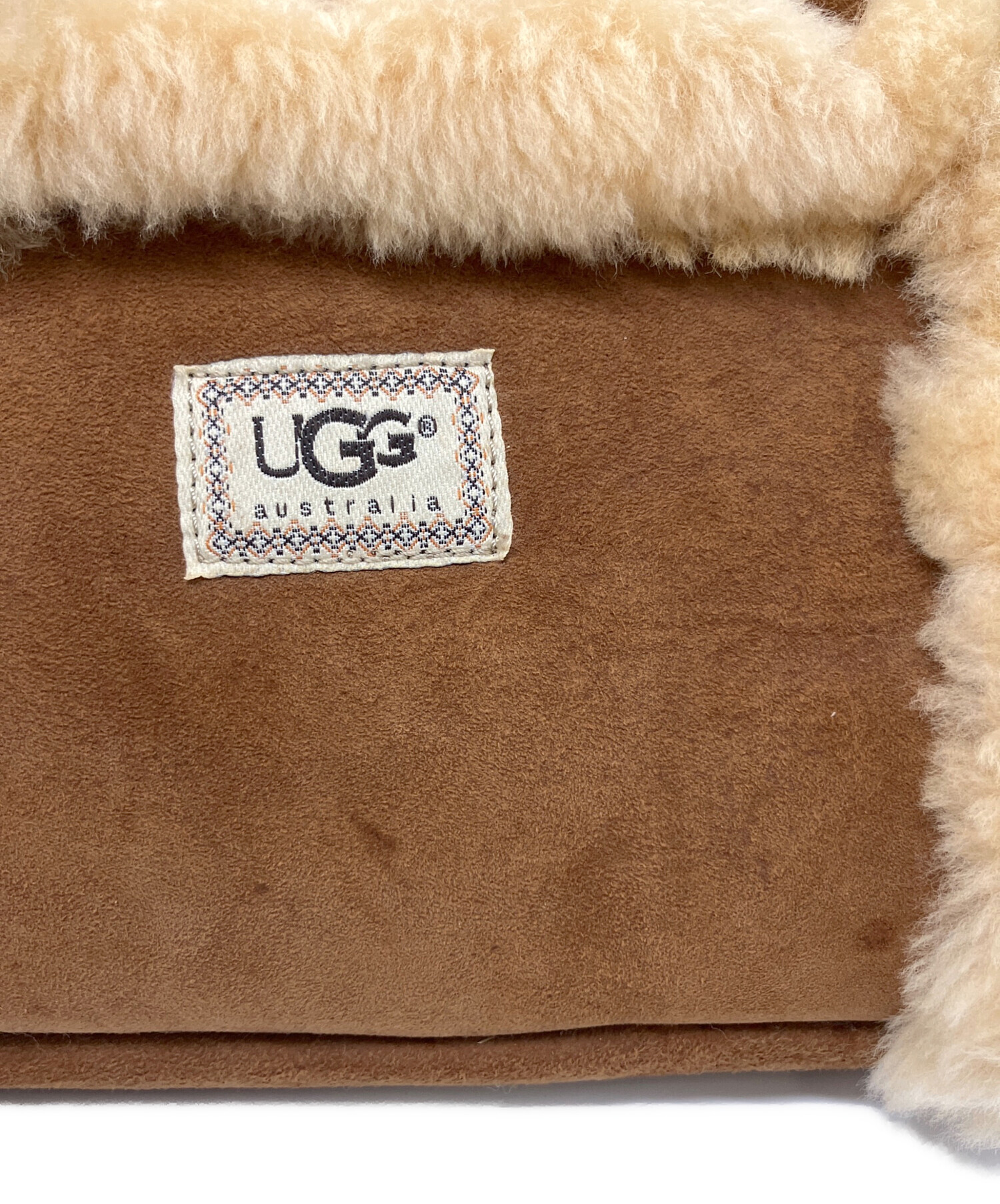 中古・古着通販】UGG (アグ) ファートートバッグ ブラウン｜ブランド 