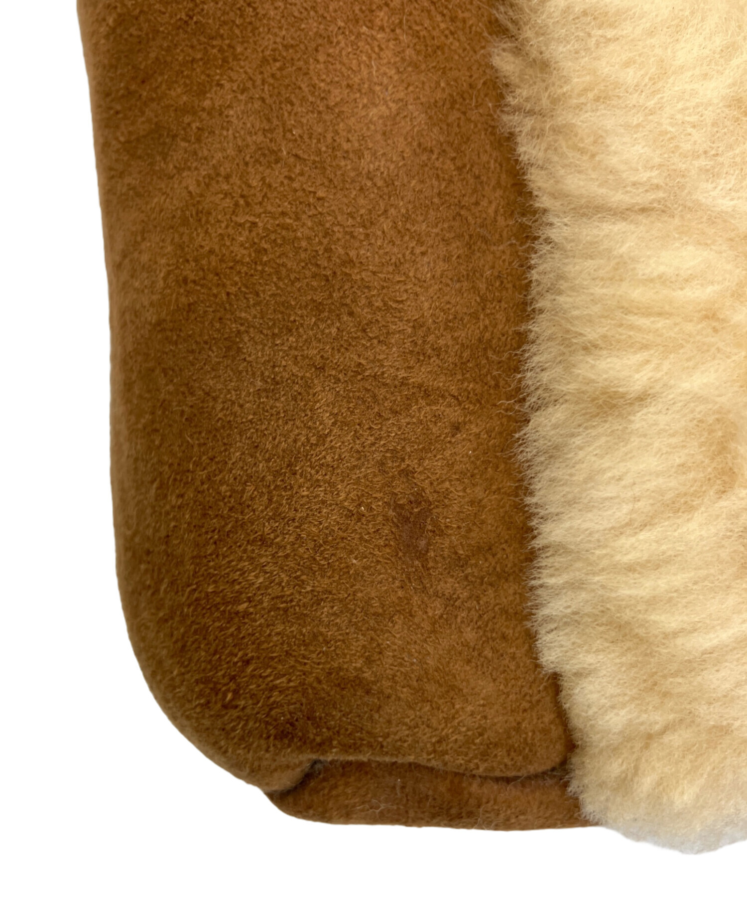中古・古着通販】UGG (アグ) ファートートバッグ ブラウン｜ブランド 