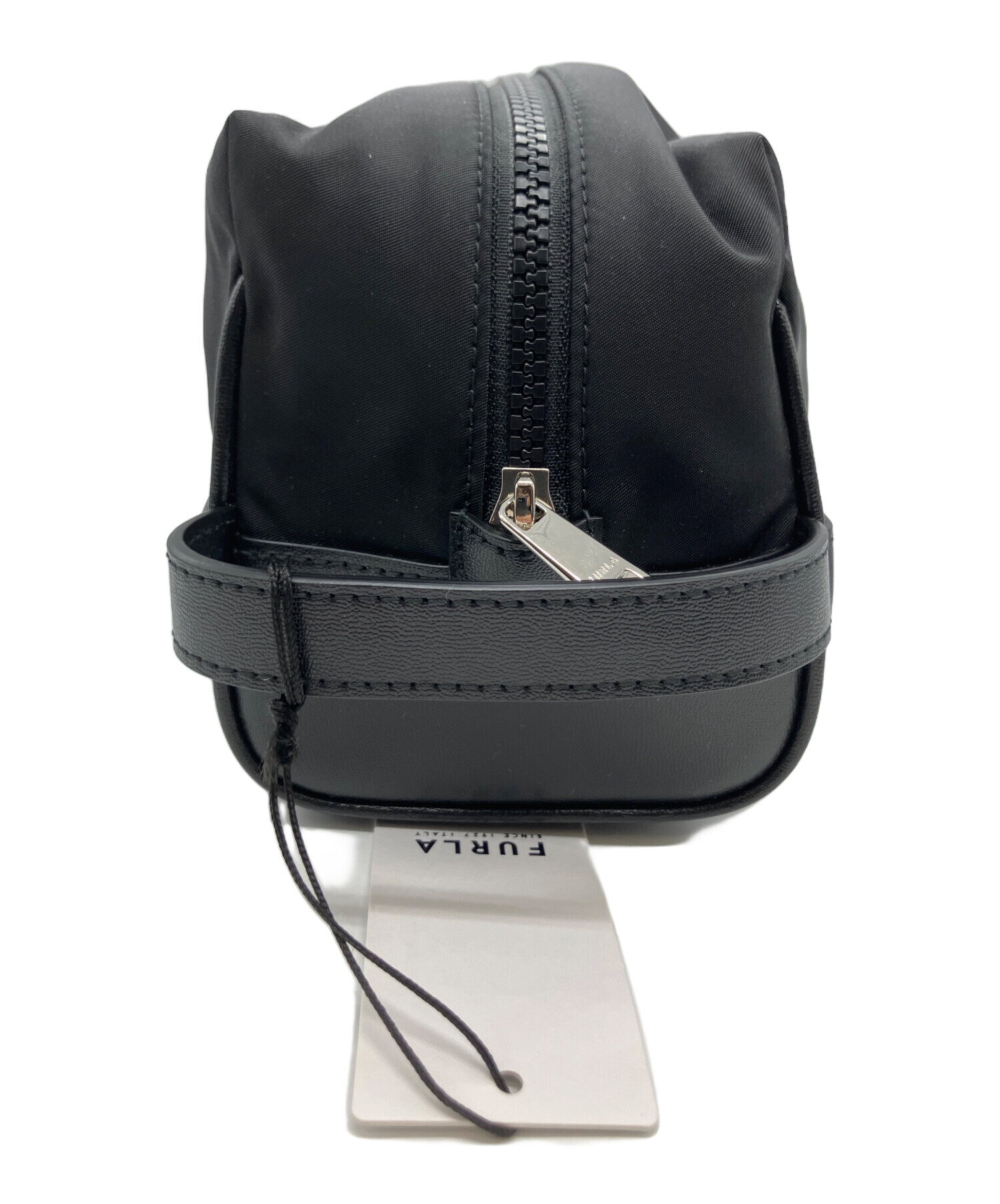 中古・古着通販】FURLA (フルラ) クラッチポーチ ブラック｜ブランド