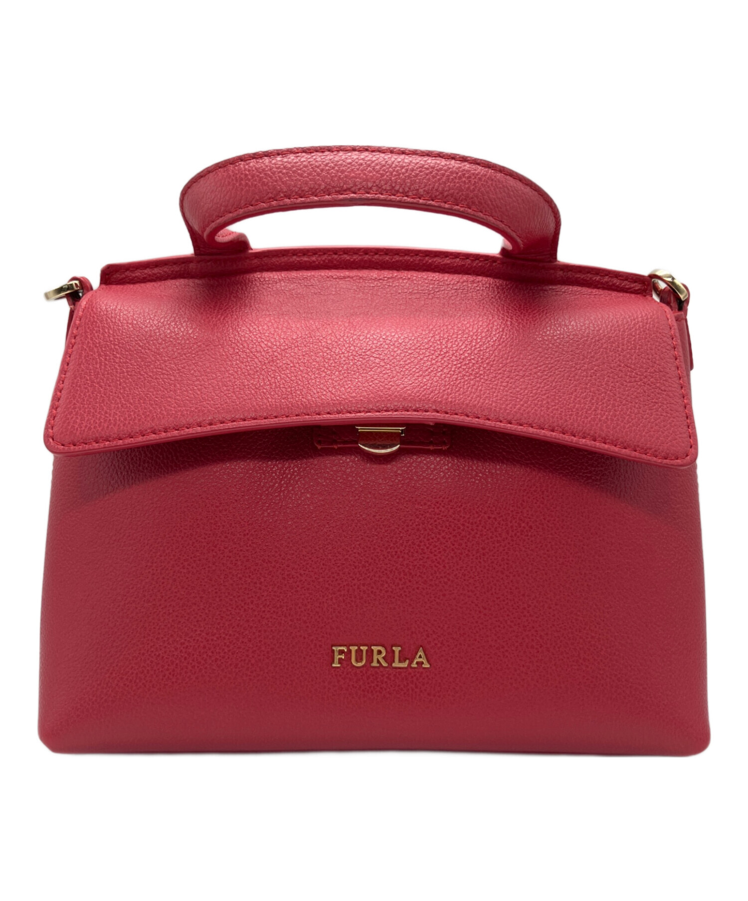 中古・古着通販】FURLA (フルラ) 2WAYショルダーバッグ レッド 