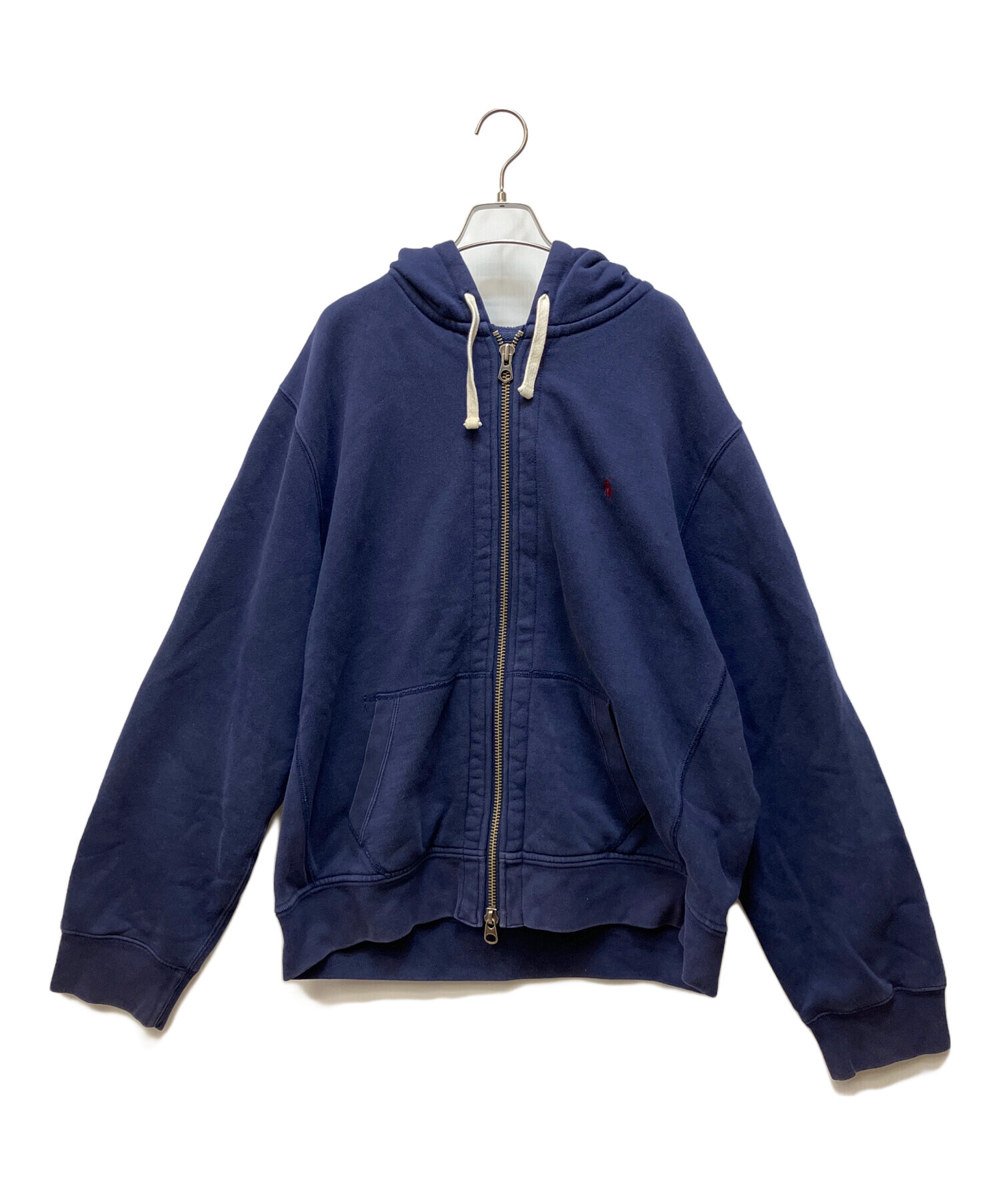 Ralph Lauren ラルフローレン パーカー ジップ ネイビー L レア 中古・古着通販】POLO RALPH LAUREN (ポロ・ラルフローレン) ジップ