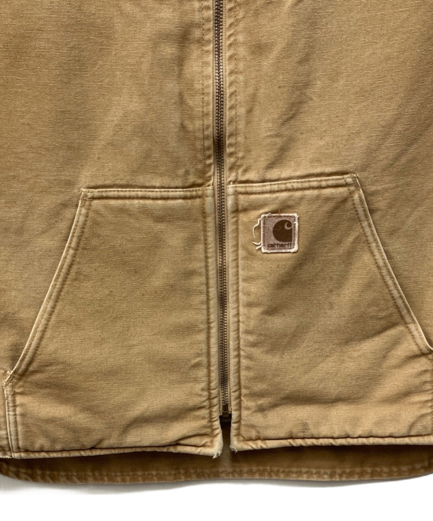 中古・古着通販】CarHartt (カーハート) ベスト ベージュ サイズ:XL