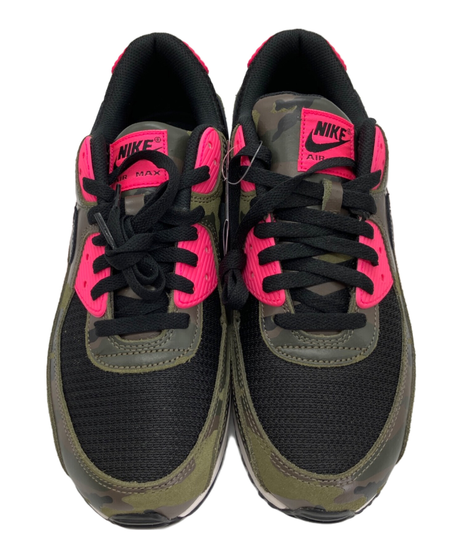 中古・古着通販】NIKE (ナイキ) AIR MAX 90 PRM カーキ×ピンク サイズ 
