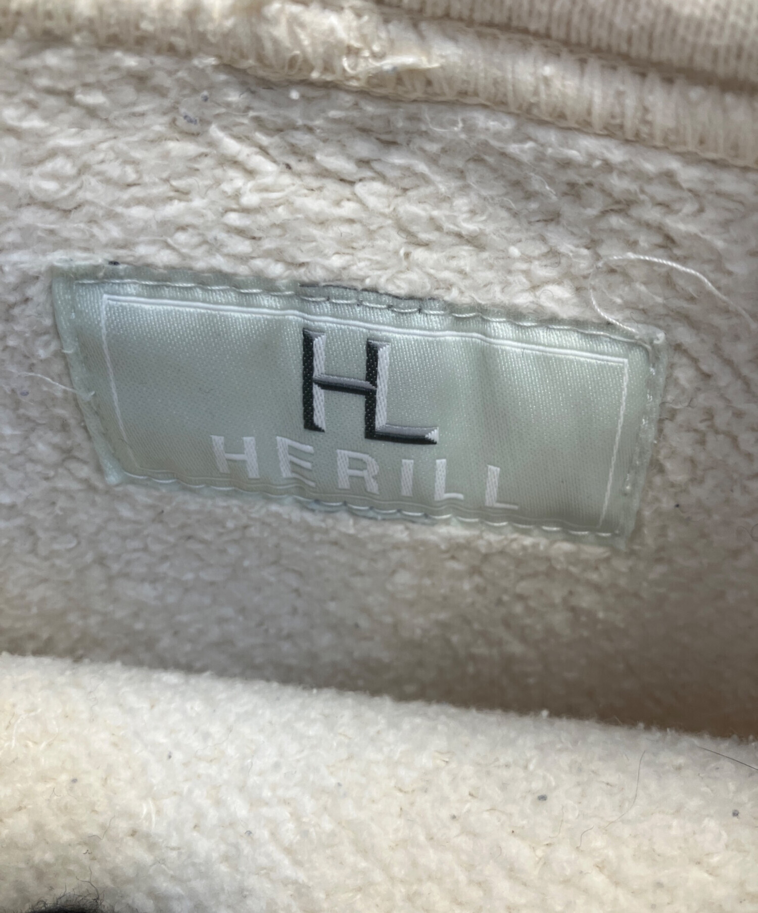 中古・古着通販】HERILL (ヘリル) Hooded Sweatshirts アイボリー 