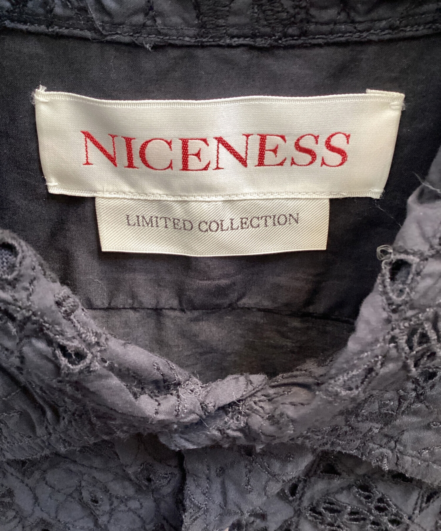 中古・古着通販】NICENESS (ナイスネス) GILLAN CREAM ブラック サイズ