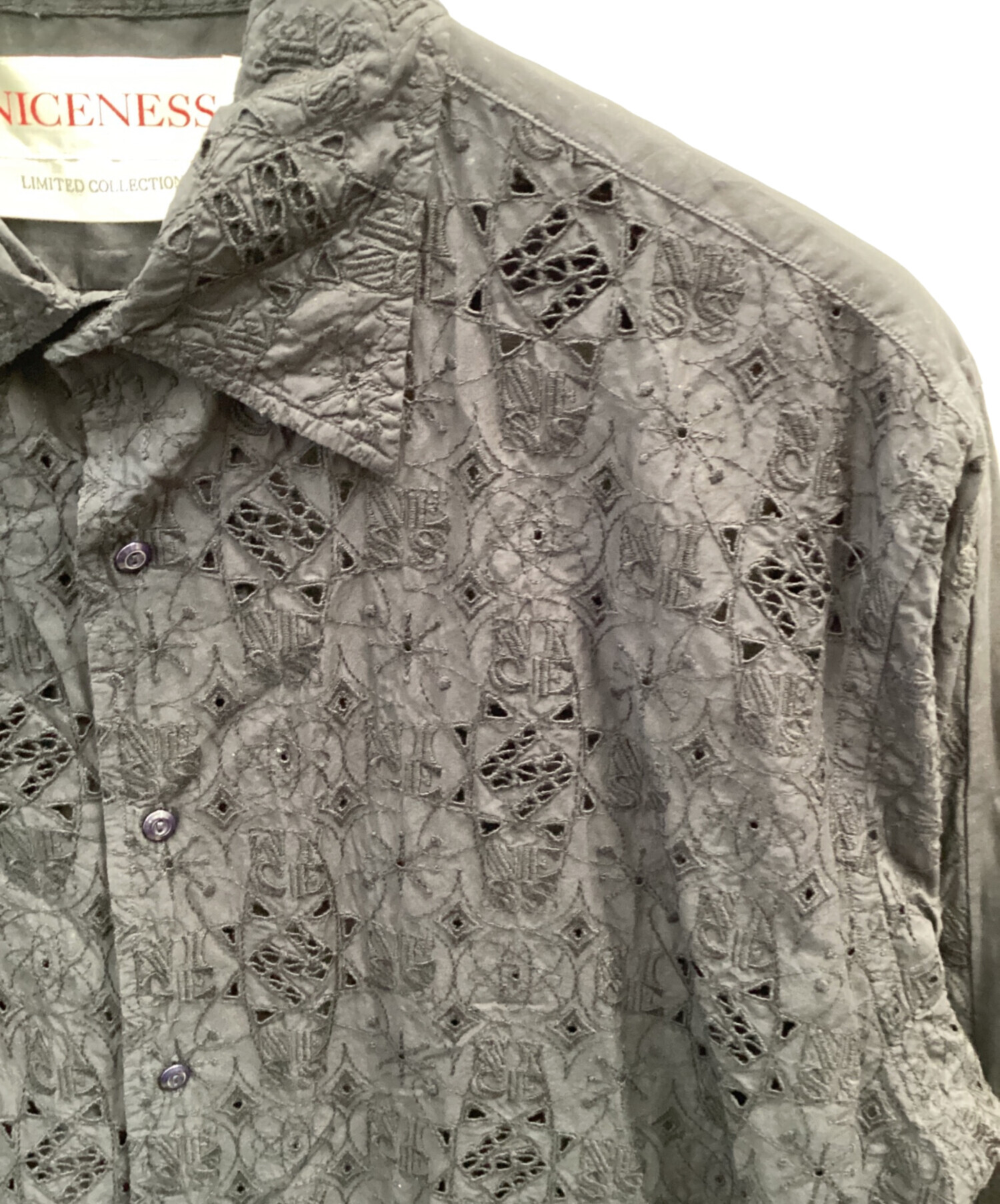 中古・古着通販】NICENESS (ナイスネス) GILLAN CREAM ブラック サイズ