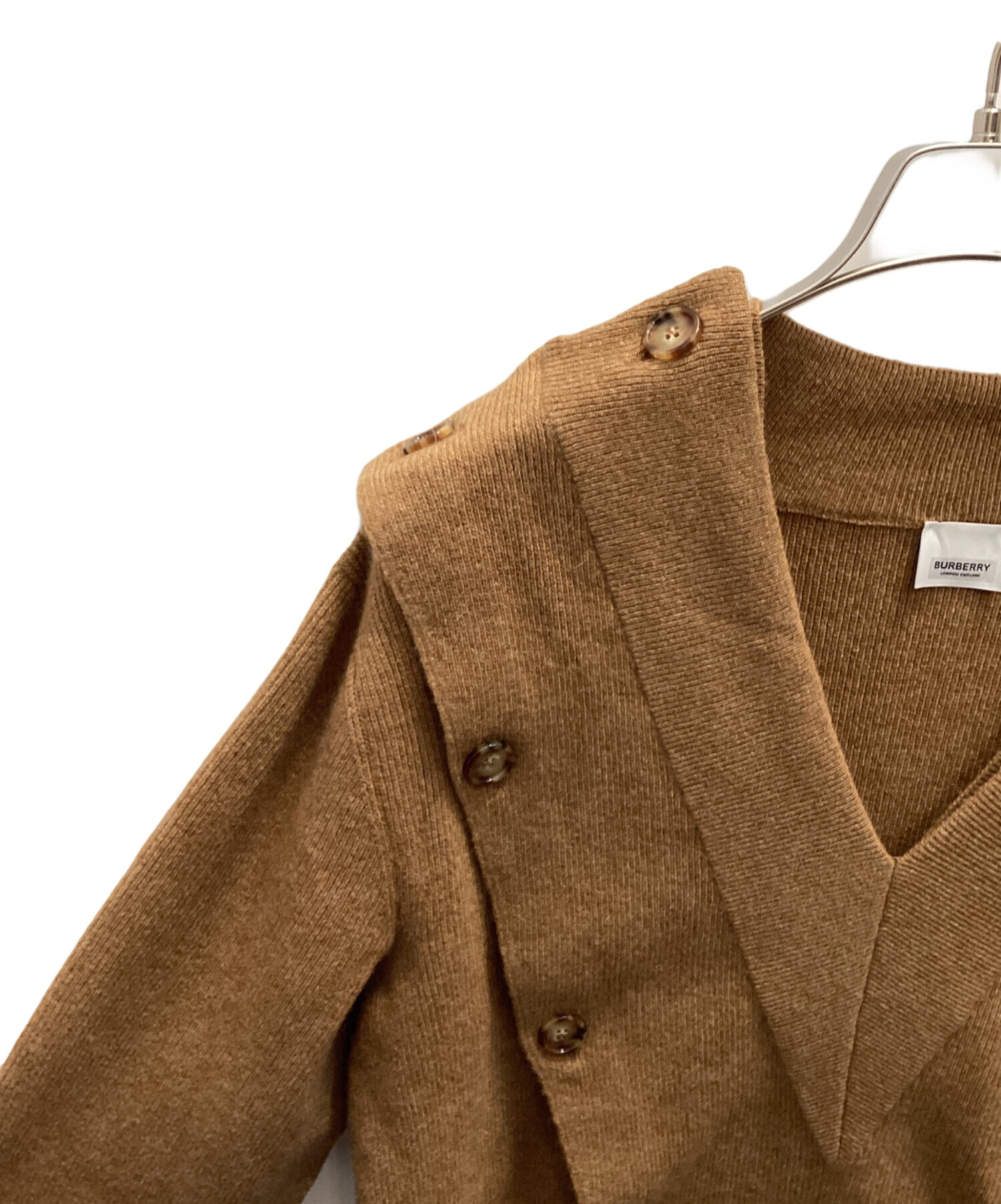 トップス Burberry Double breasted V neck Jumper M 中古・古着通販】BURBERRY (バーバリー) Double breasted V neck