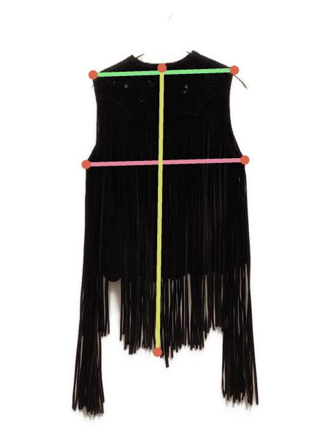 中古・古着通販】masu (エムエーエスユー) DREAM CUTTING LEATHER VEST