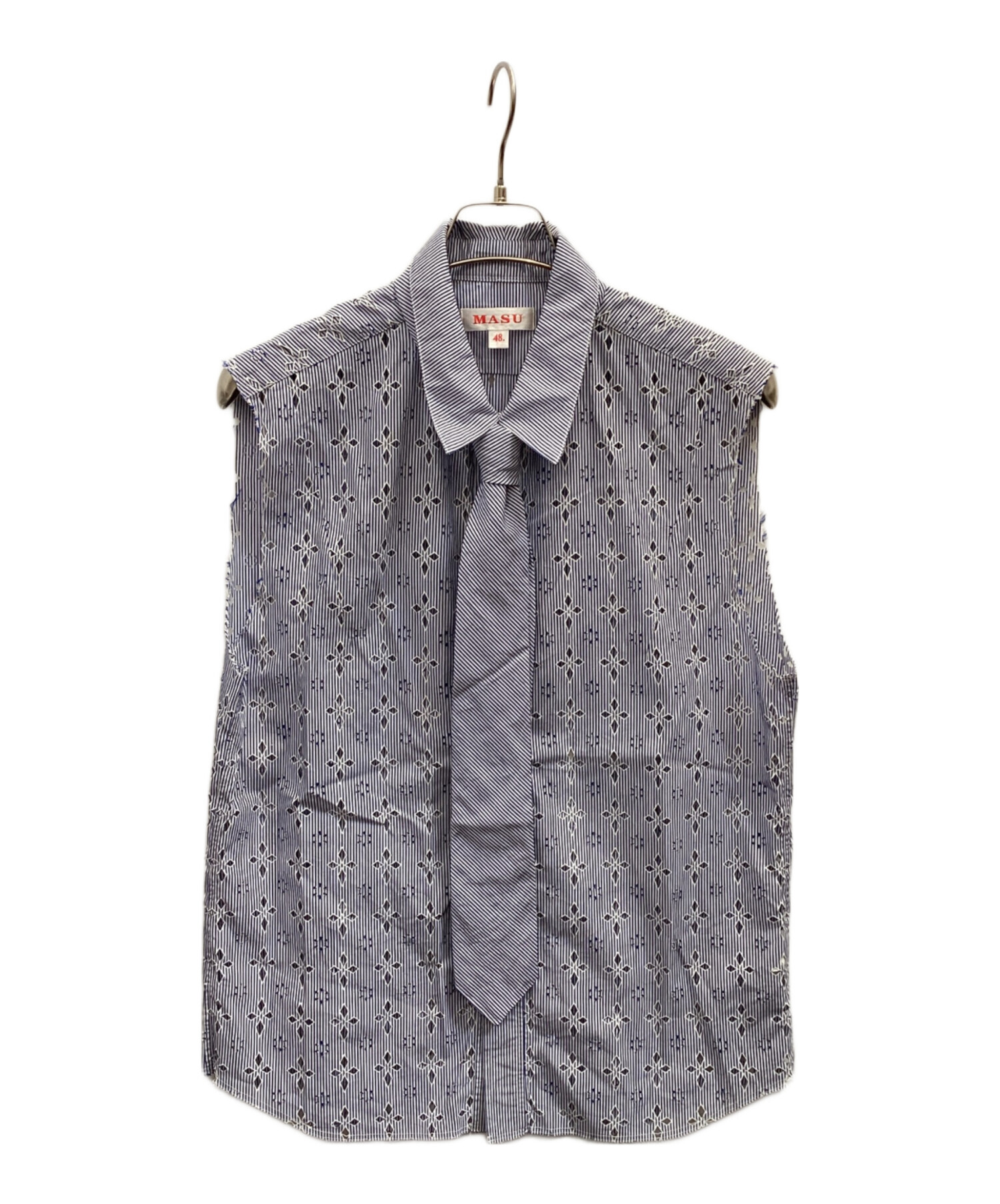 中古・古着通販】masu (エムエーエスユー) DIAMOND CUT SLEEVELESS