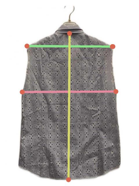 中古・古着通販】masu (エムエーエスユー) DIAMOND CUT SLEEVELESS