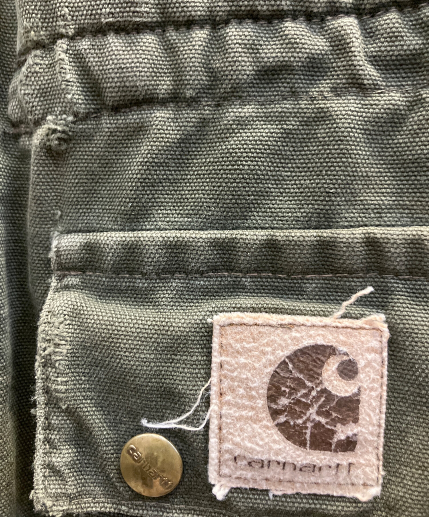 中古・古着通販】CarHartt (カーハート) カバーオール カーキ サイズ