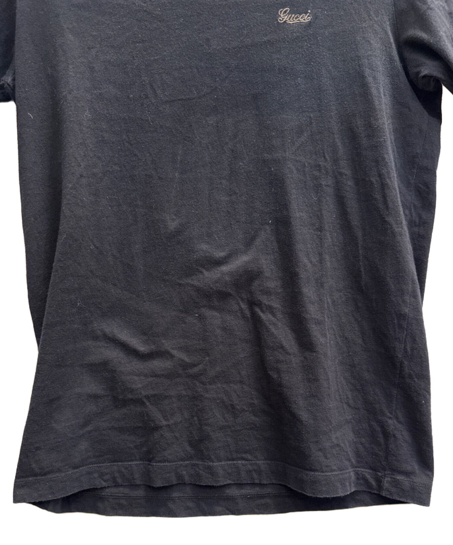 中古・古着通販】GUCCI (グッチ) 半袖カットソー ブラック サイズ:XL 