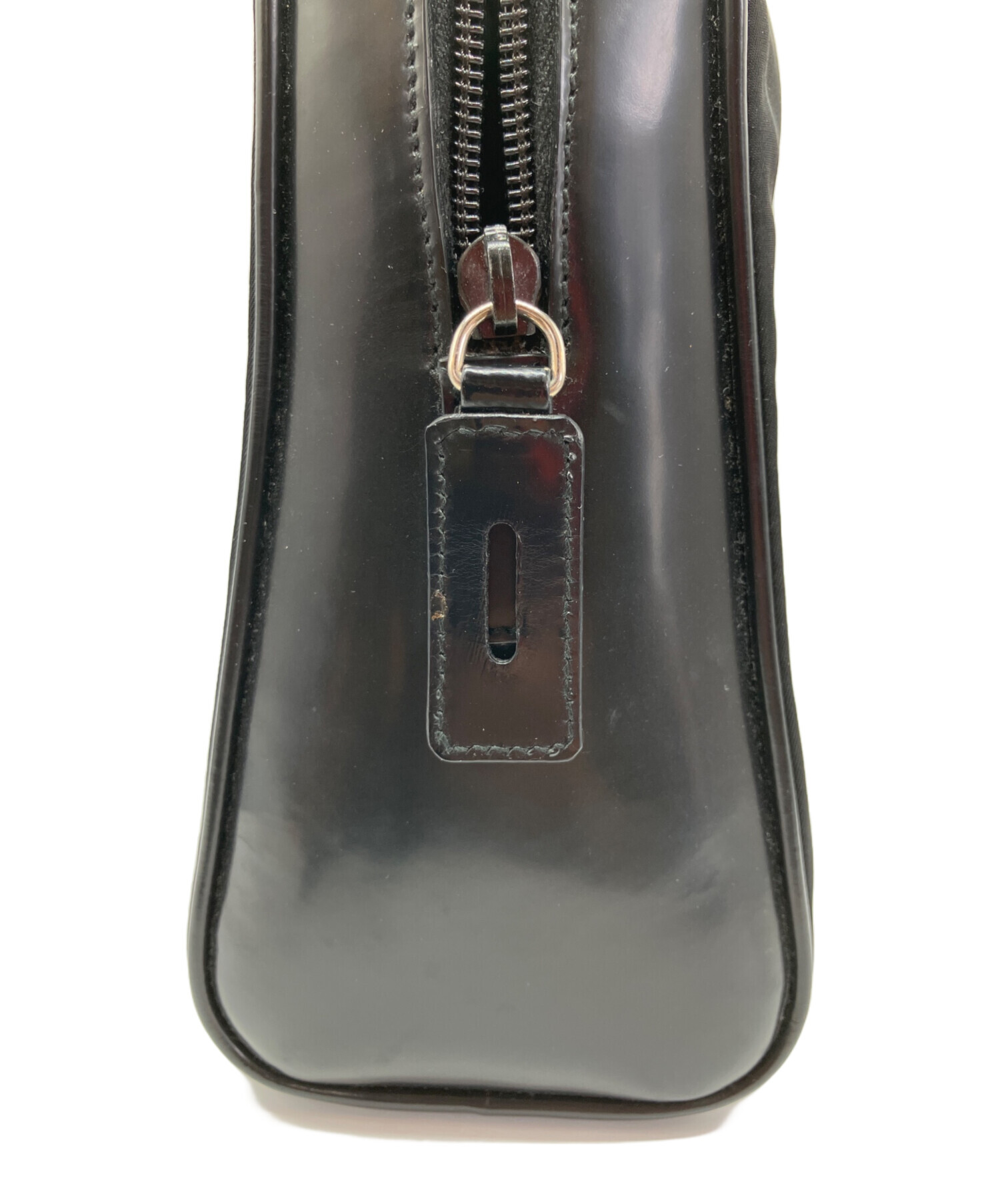 中古・古着通販】PRADA (プラダ) ミニボストンバッグ ブラック