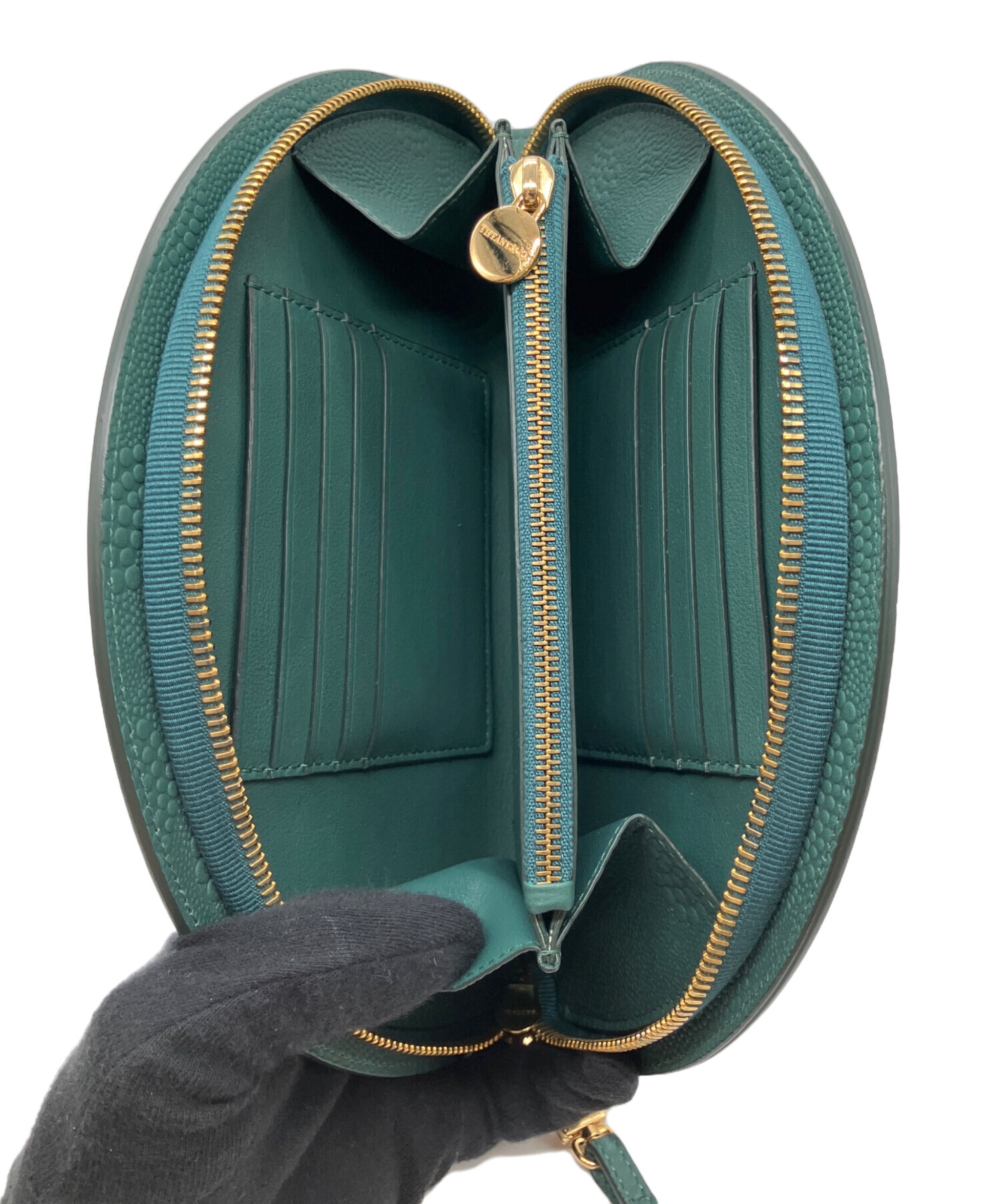 Tiffany & Co. ハーフムーン ウォレット 中古・古着通販】TIFFANY & Co. (ティファニー) ハーフムーン