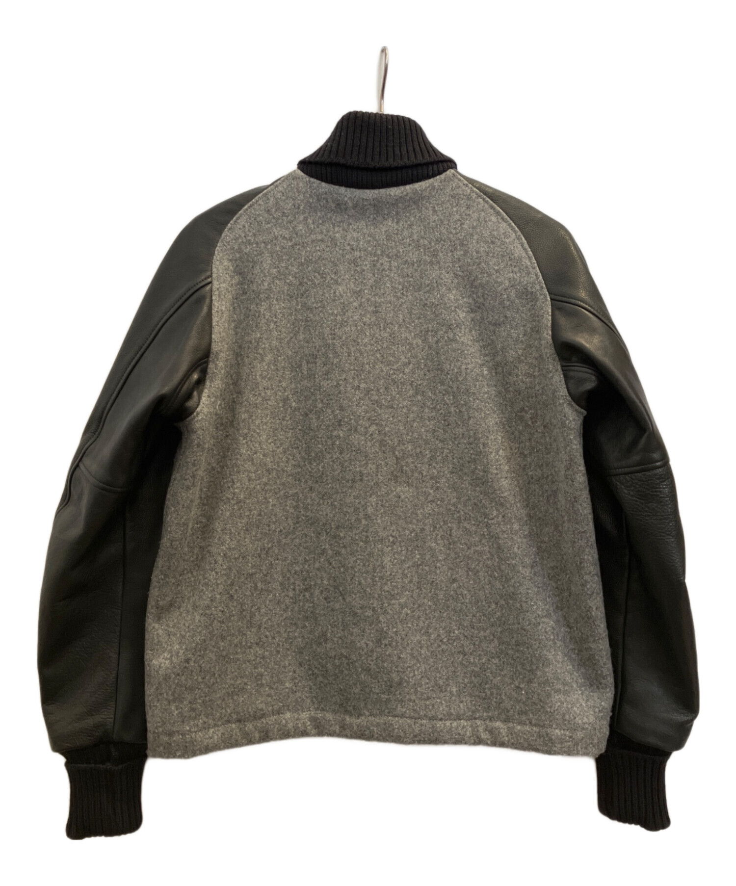 中古・古着通販】skookum (スクーカム) スタジャン ブラック×グレー