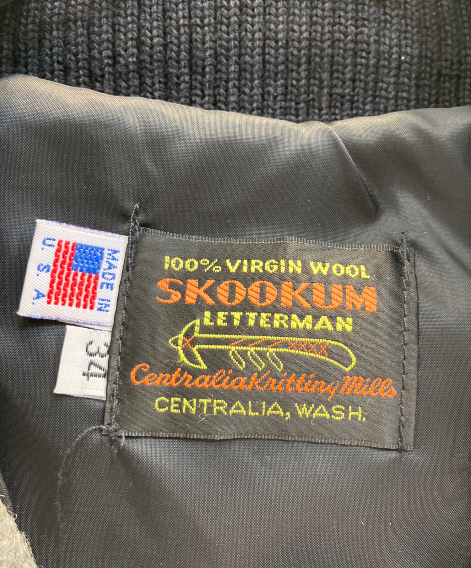 中古・古着通販】skookum (スクーカム) スタジャン ブラック