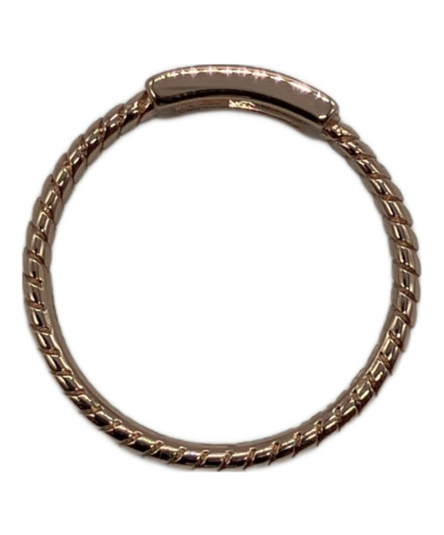 中古・古着通販】FENDI (フェンディ) FFバゲットモチーフリング ピンク