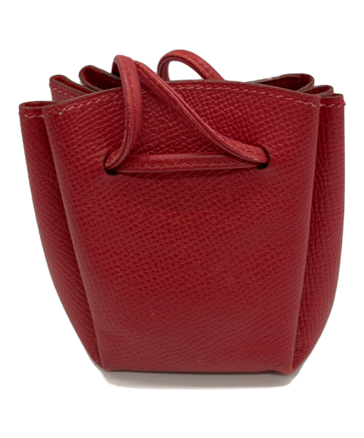 HERMES エルメス ヴェスパポーチ　レッド 中古・古着通販】HERMES (エルメス) ヴェスパポーチ レッド｜ブランド