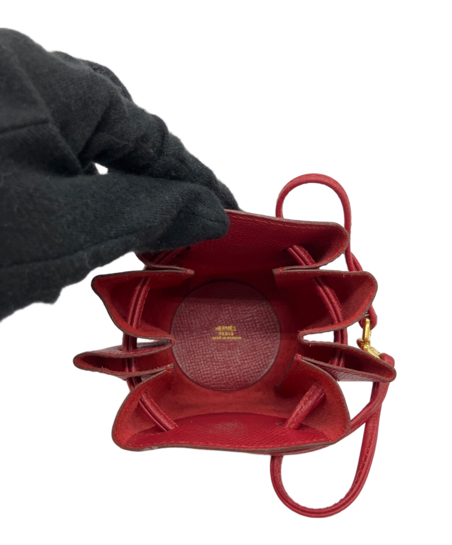 中古・古着通販】HERMES (エルメス) ヴェスパポーチ レッド｜ブランド