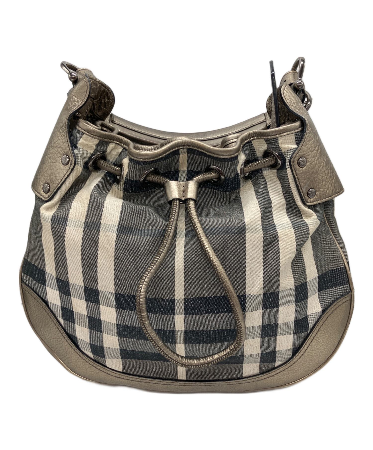 Burberry シルバーショルダーバッグ 原宿店限定バーバリー BURBERRY