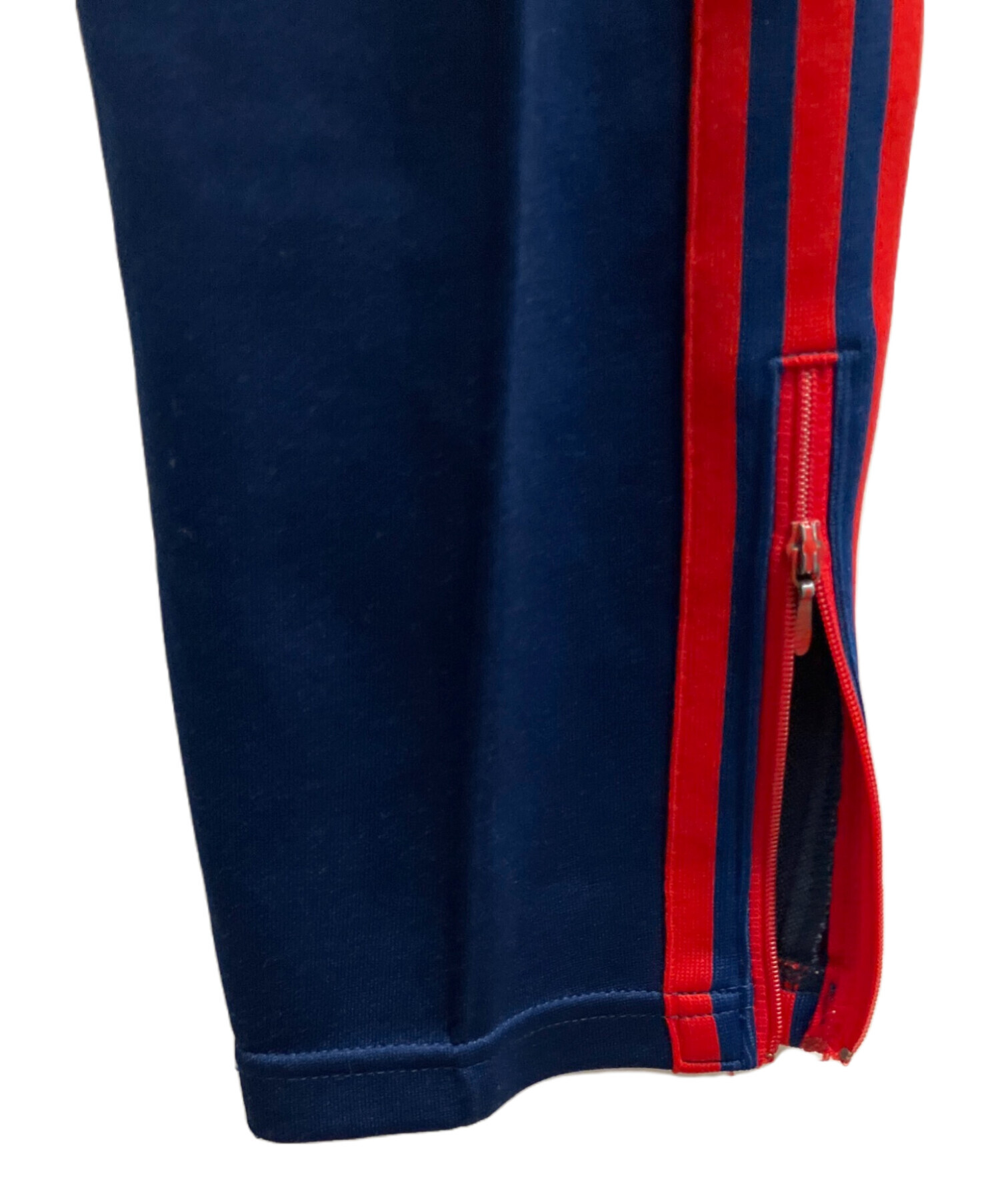 中古・古着通販】adidas (アディダス) トラックパンツ ネイビー×レッド