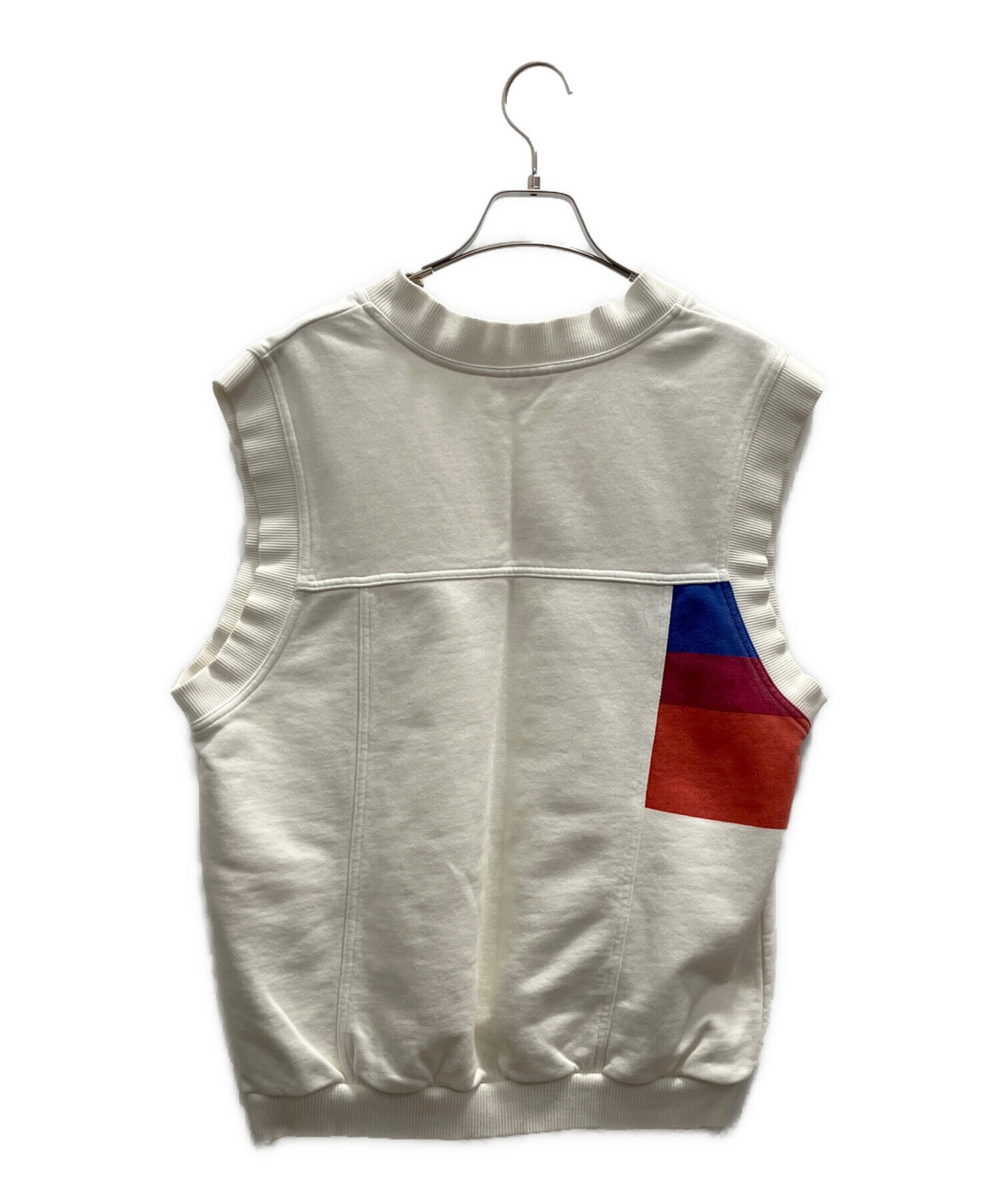 中古・古着通販】adidas (アディダス) スウェットベスト ホワイト