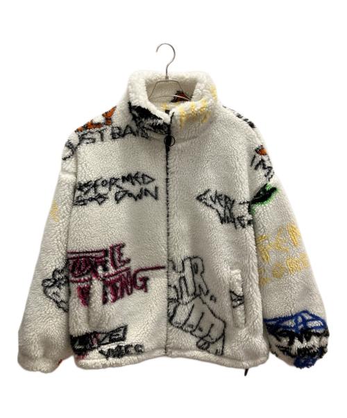 中古・古着通販】ZARA (ザラ) ボアフリースジャケット ホワイト サイズ