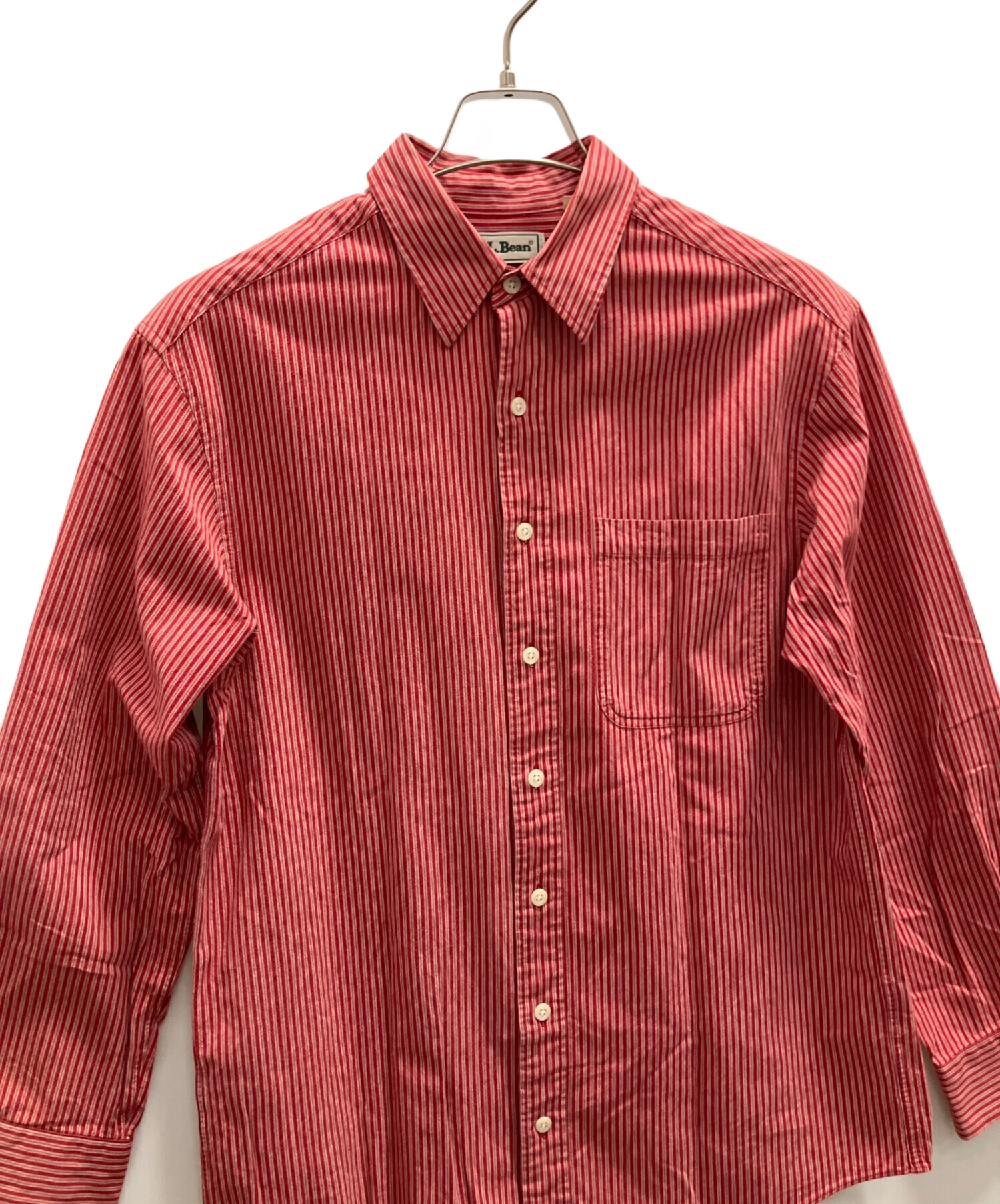中古・古着通販】L.L.Bean (エルエルビーン) 長袖シャツ レッド サイズ 