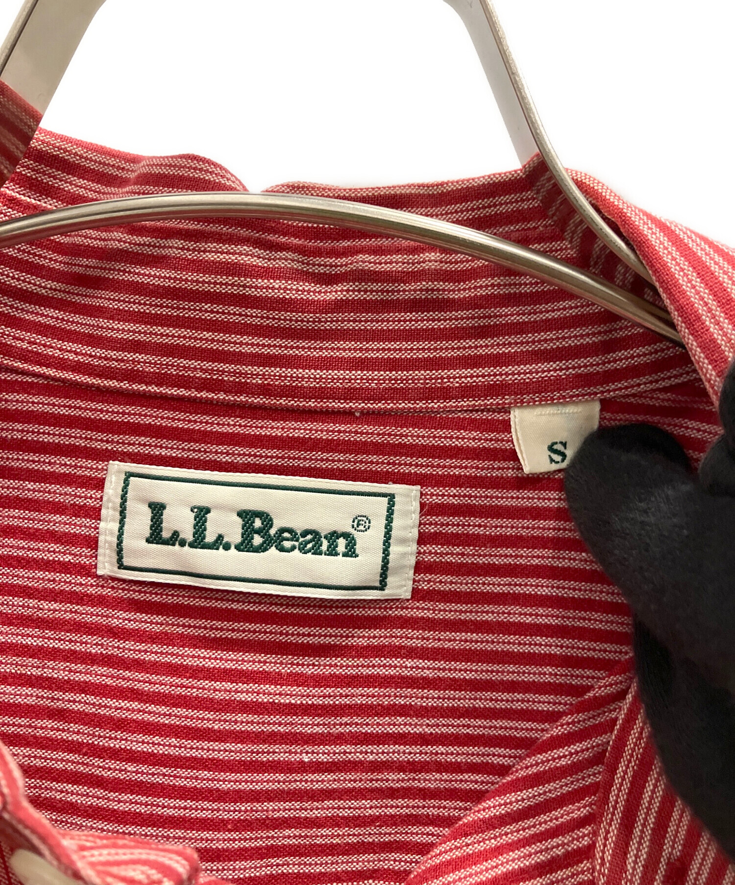 中古・古着通販】L.L.Bean (エルエルビーン) 長袖シャツ レッド サイズ 