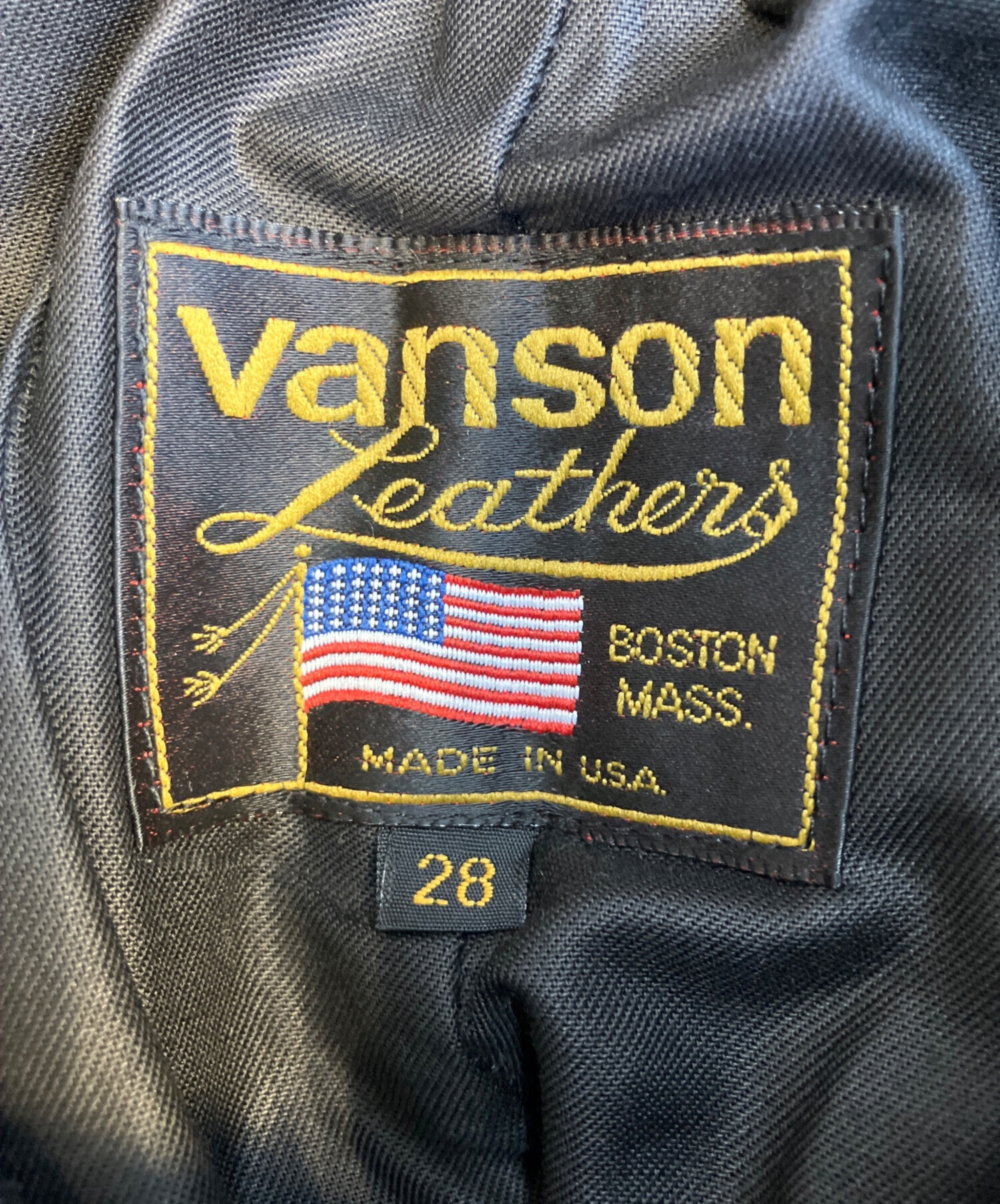 中古・古着通販】VANSON (バンソン) レザーパンツ ブラック サイズ