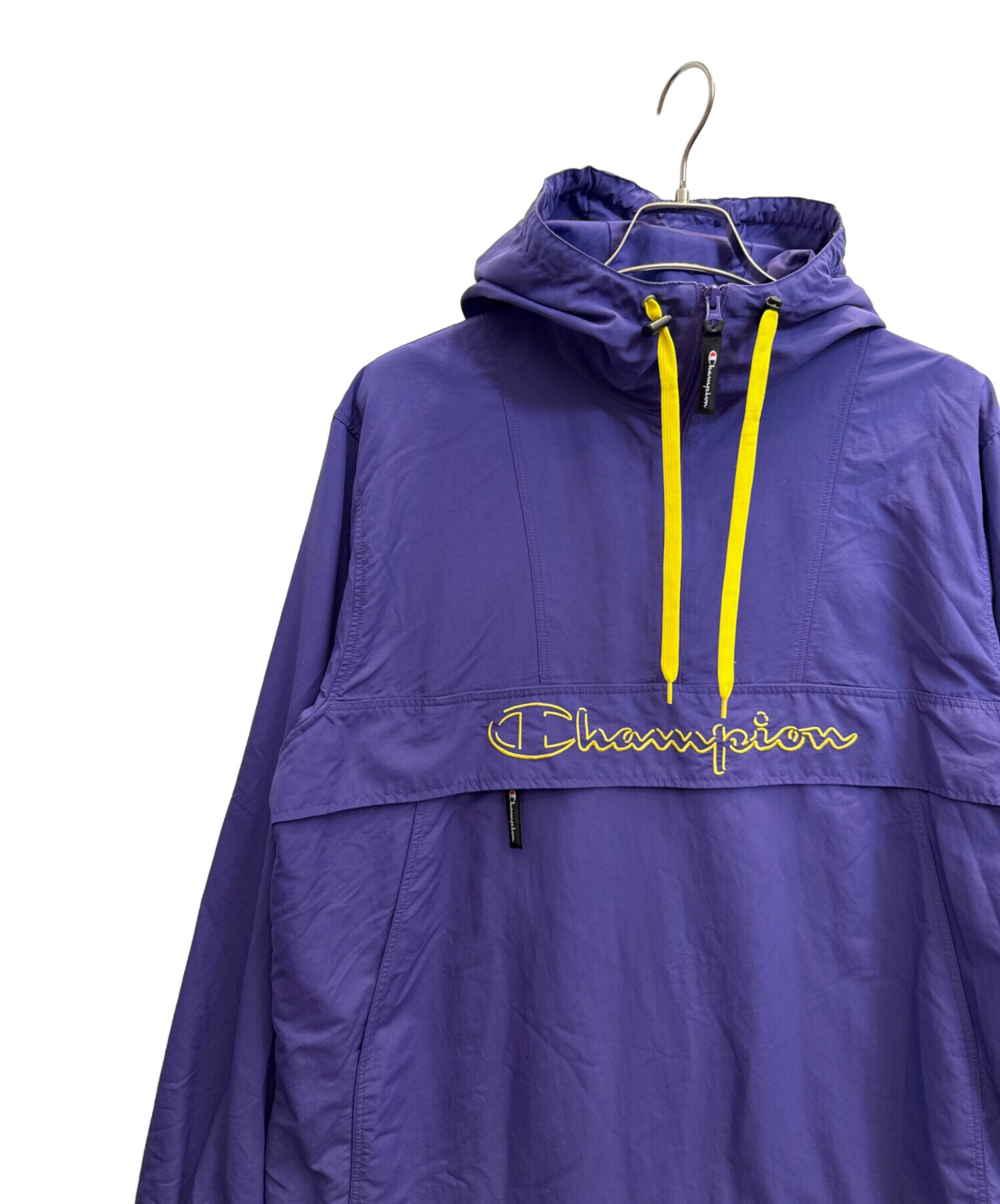 80s champion products USA アノラックパーカー ハーフジップ ナイロン 
