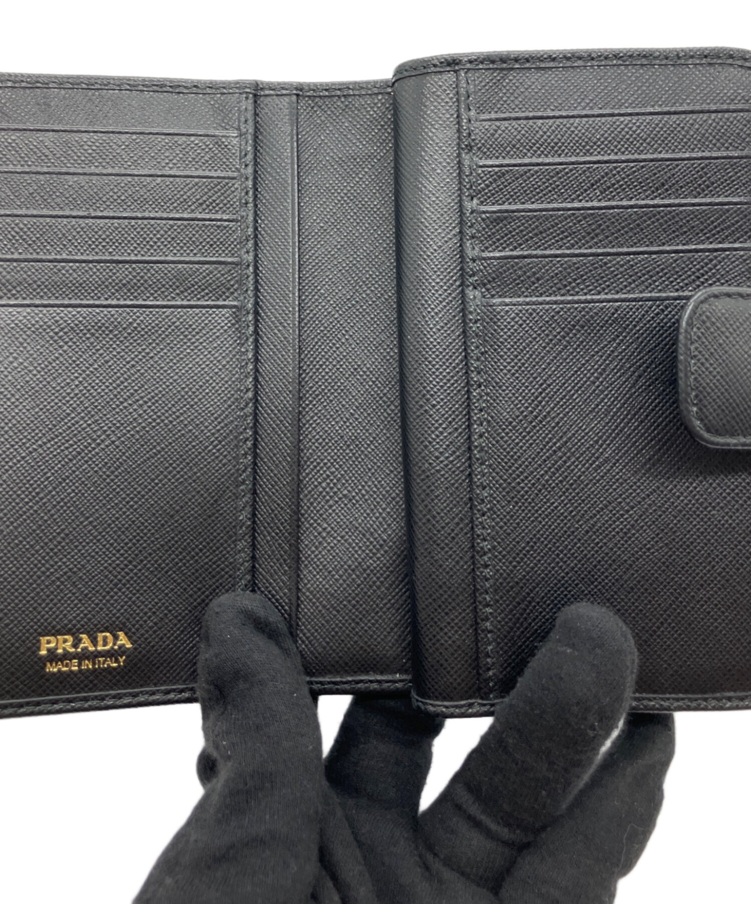 中古・古着通販】PRADA (プラダ) SAFFIANO METAL ブラック 1ML225 