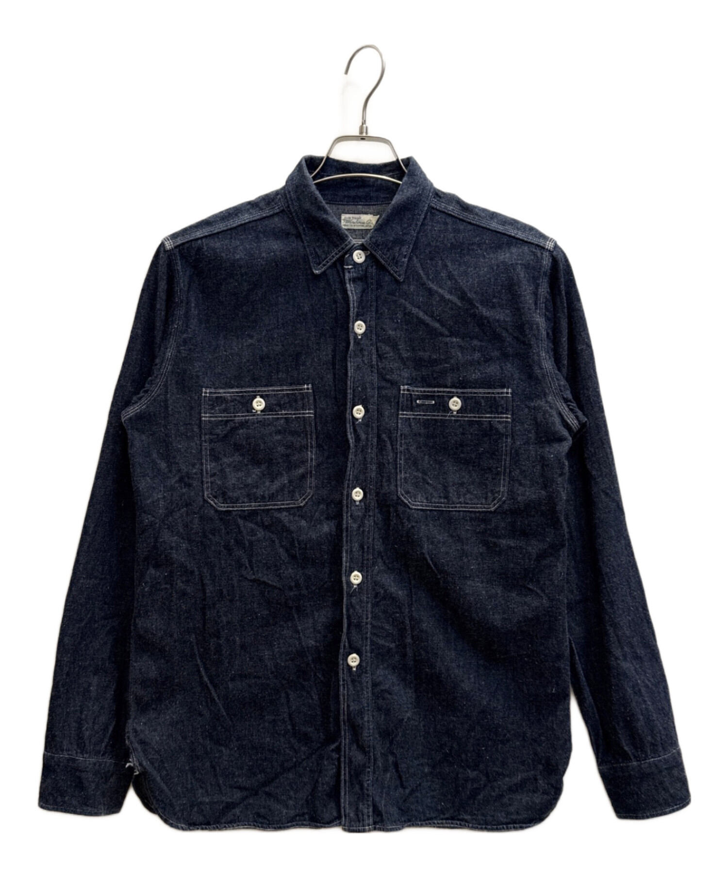 DUCK DIGGER Warehouse Co. デニムシャツ 38 ブランド別 WAREHOUSE ウエアハウス duck digger ブルー コットン
