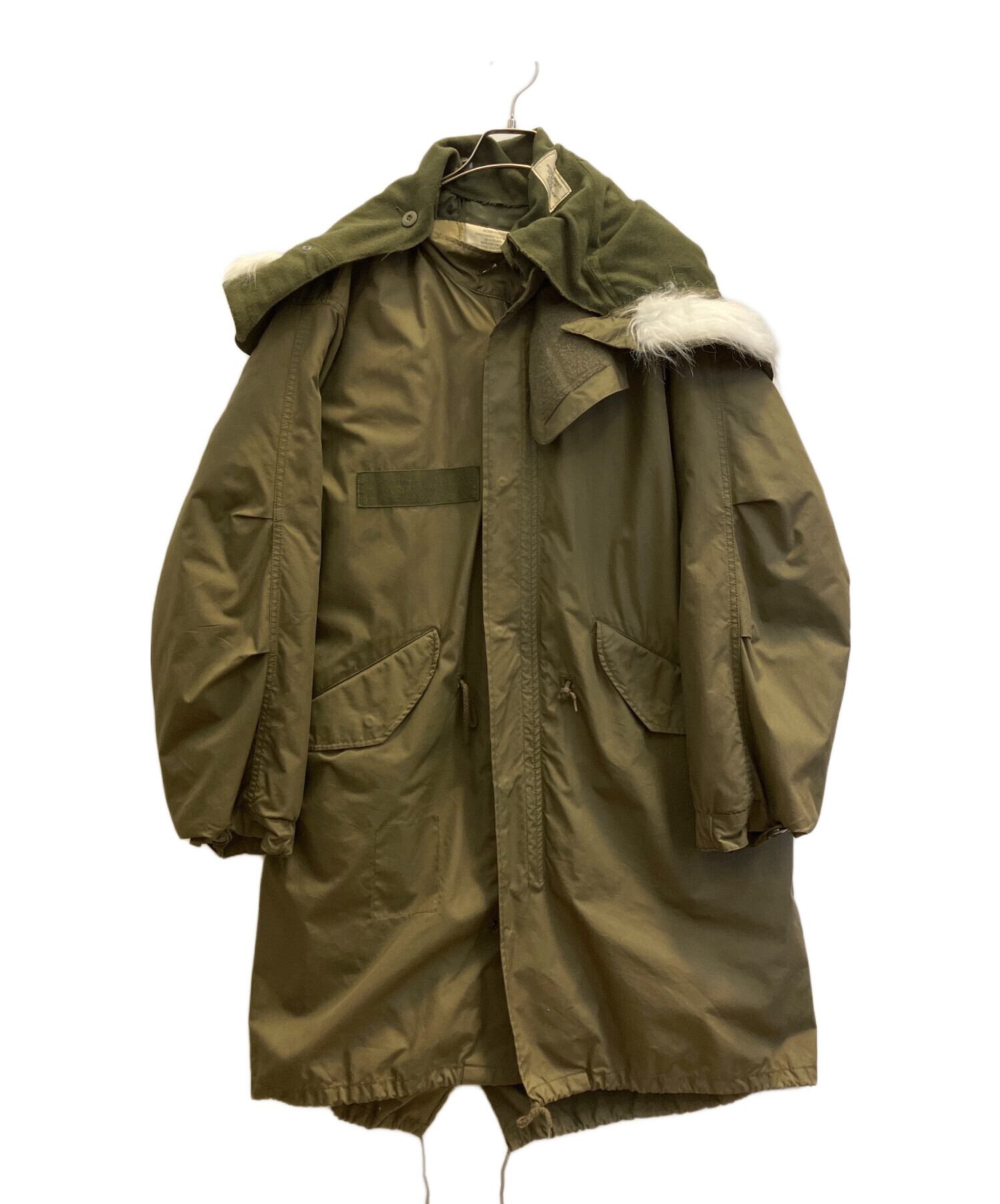 MHL.エムエイチエル ライナー付き モッズコート カーキ　L MHL.（エムエイチエル） コート LARGE グリーン メンズ : ZOZOTOWN