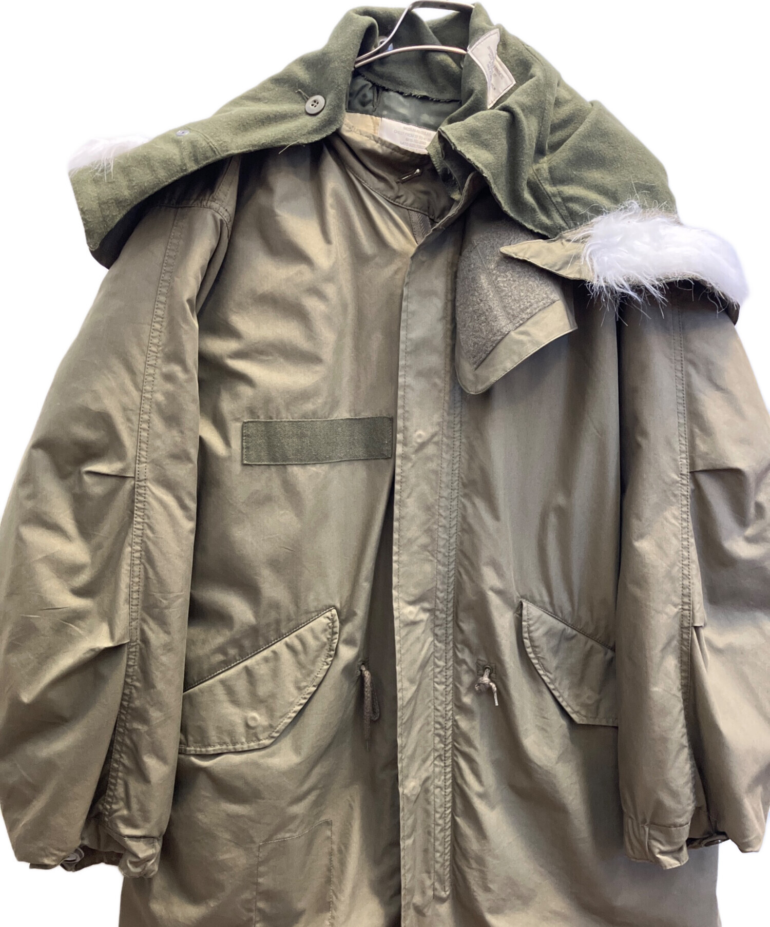 MHL.エムエイチエル ライナー付き モッズコート カーキ　L 楽天市場】mhl モッズコートの通販