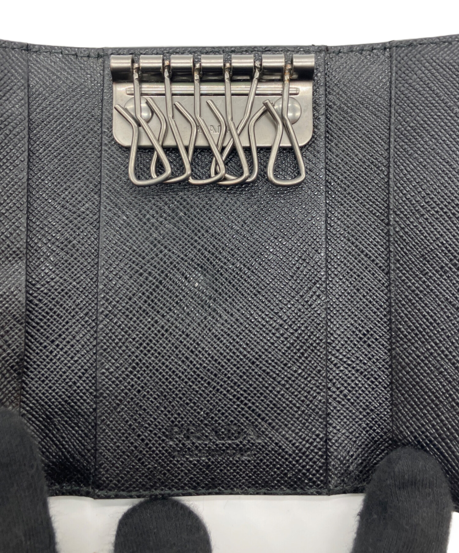 中古・古着通販】PRADA (プラダ) キーケース ブラック｜ブランド・古着