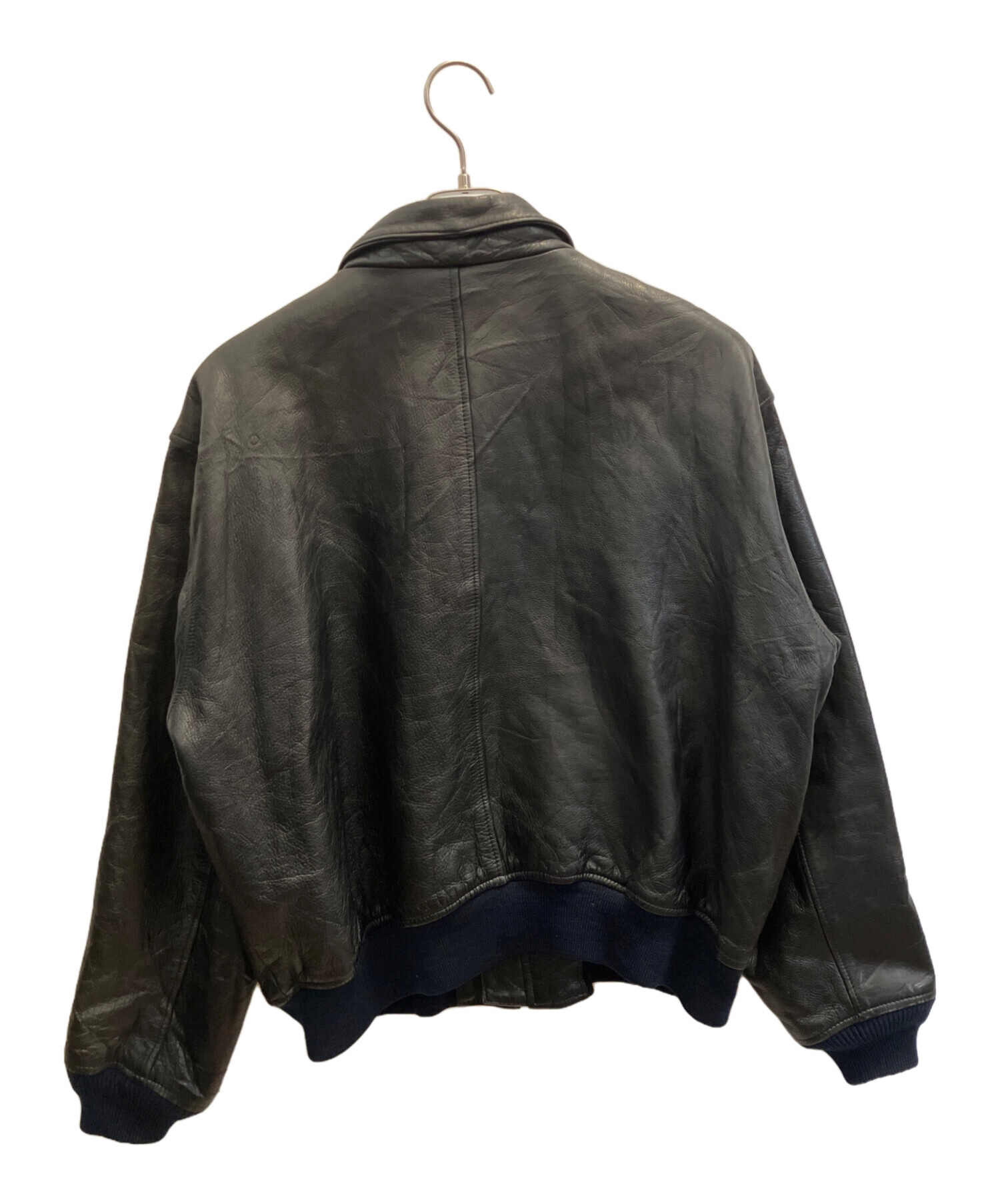 中古・古着通販】DIESEL (ディーゼル) レザージャケット ブラック 
