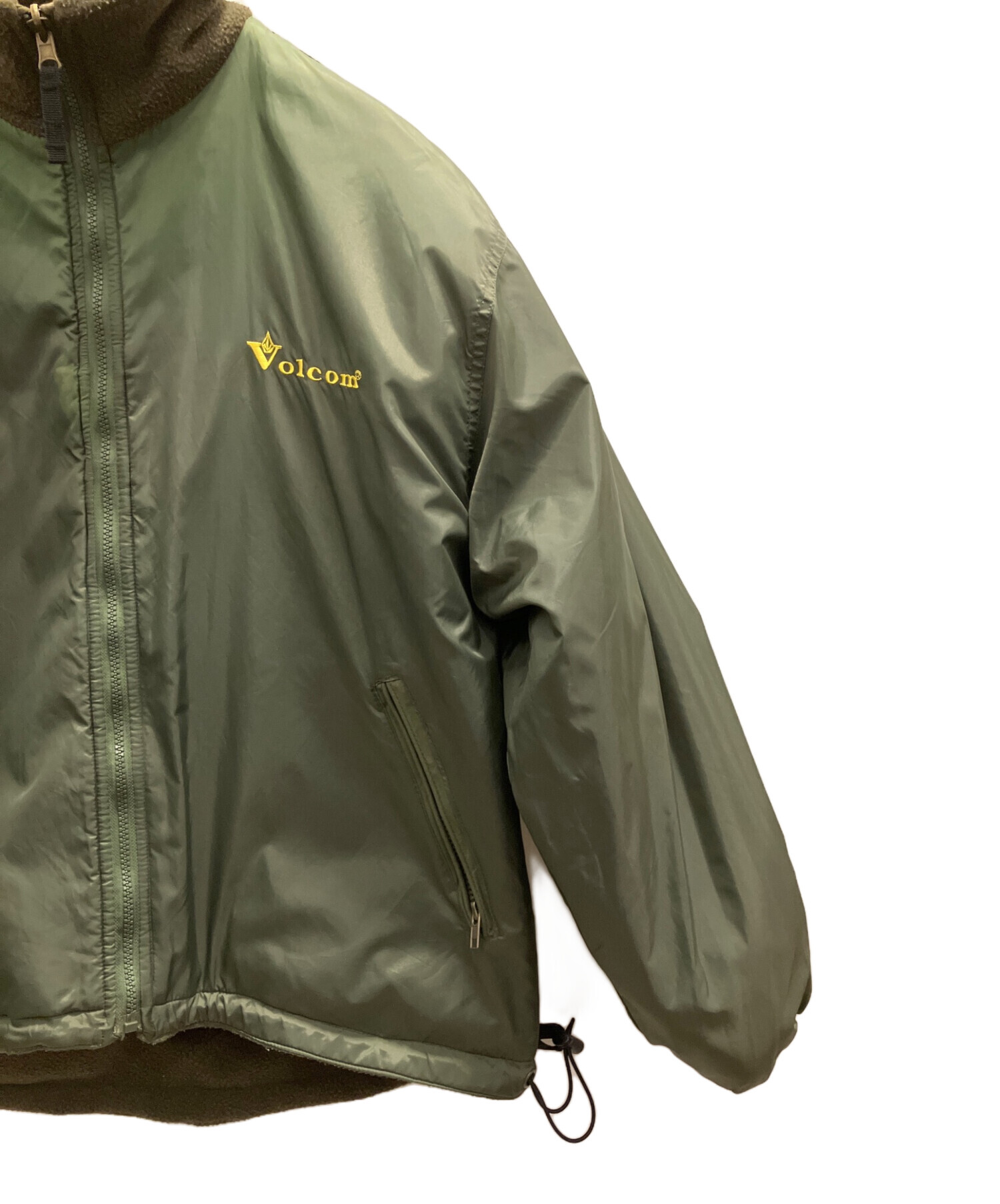 中古・古着通販】VOLCOM (ボルコム) リバーシブルブルゾン カーキ