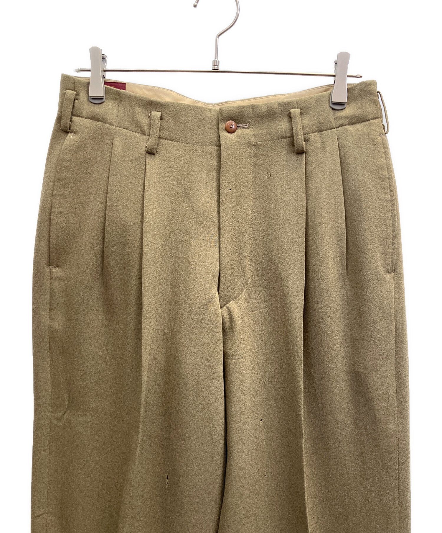 中古・古着通販】dezert (デザート) スラックス オリーブ サイズ:М