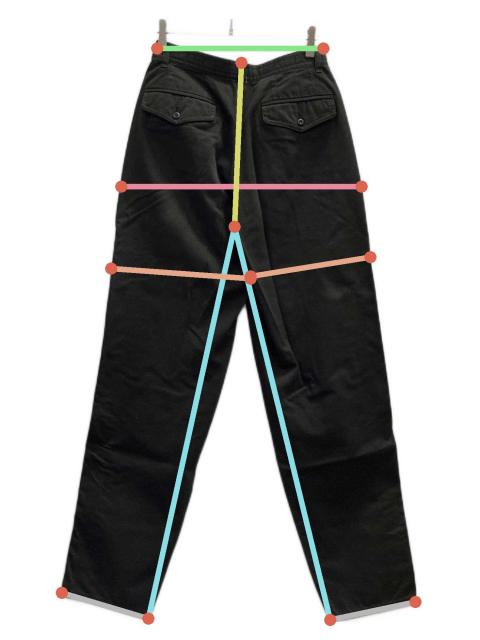 中古・古着通販】ISSEY MIYAKE (イッセイミヤケ) パンツ ブラック