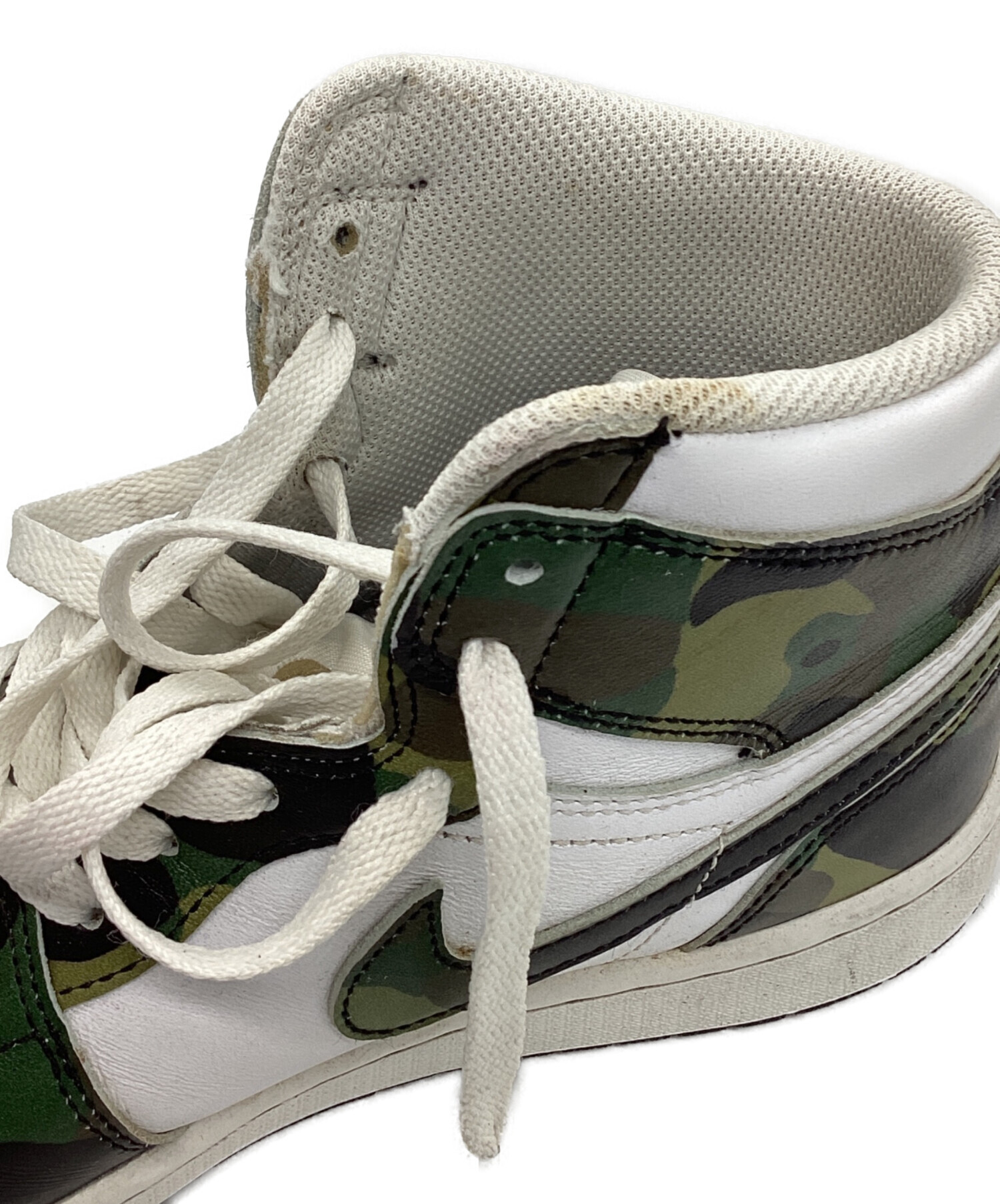 中古・古着通販】NIKE (ナイキ) ゴルフシューズ グリーン×ホワイト