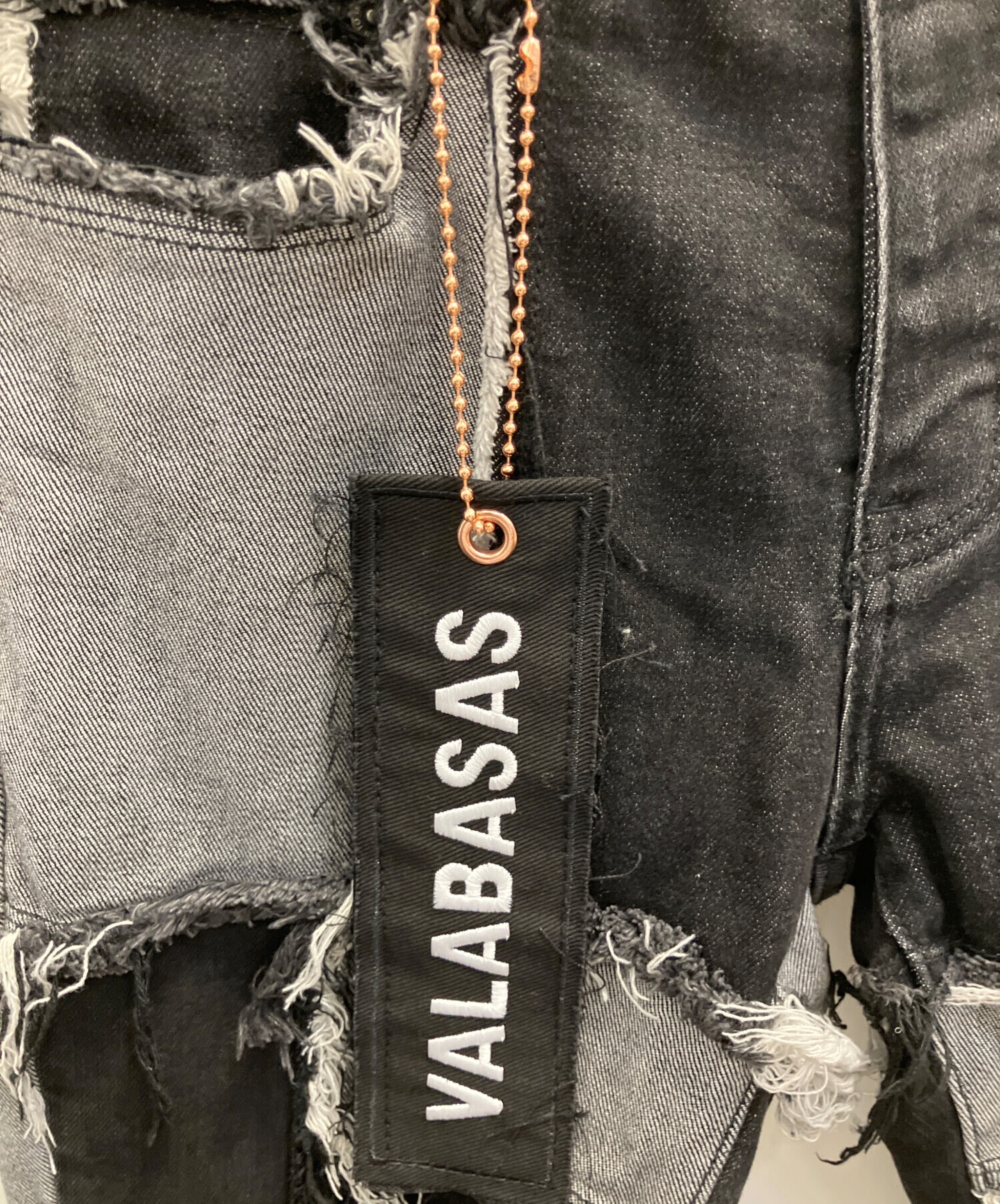 中古・古着通販】VALABASAS (バラバサス) デニムパンツ ブラック