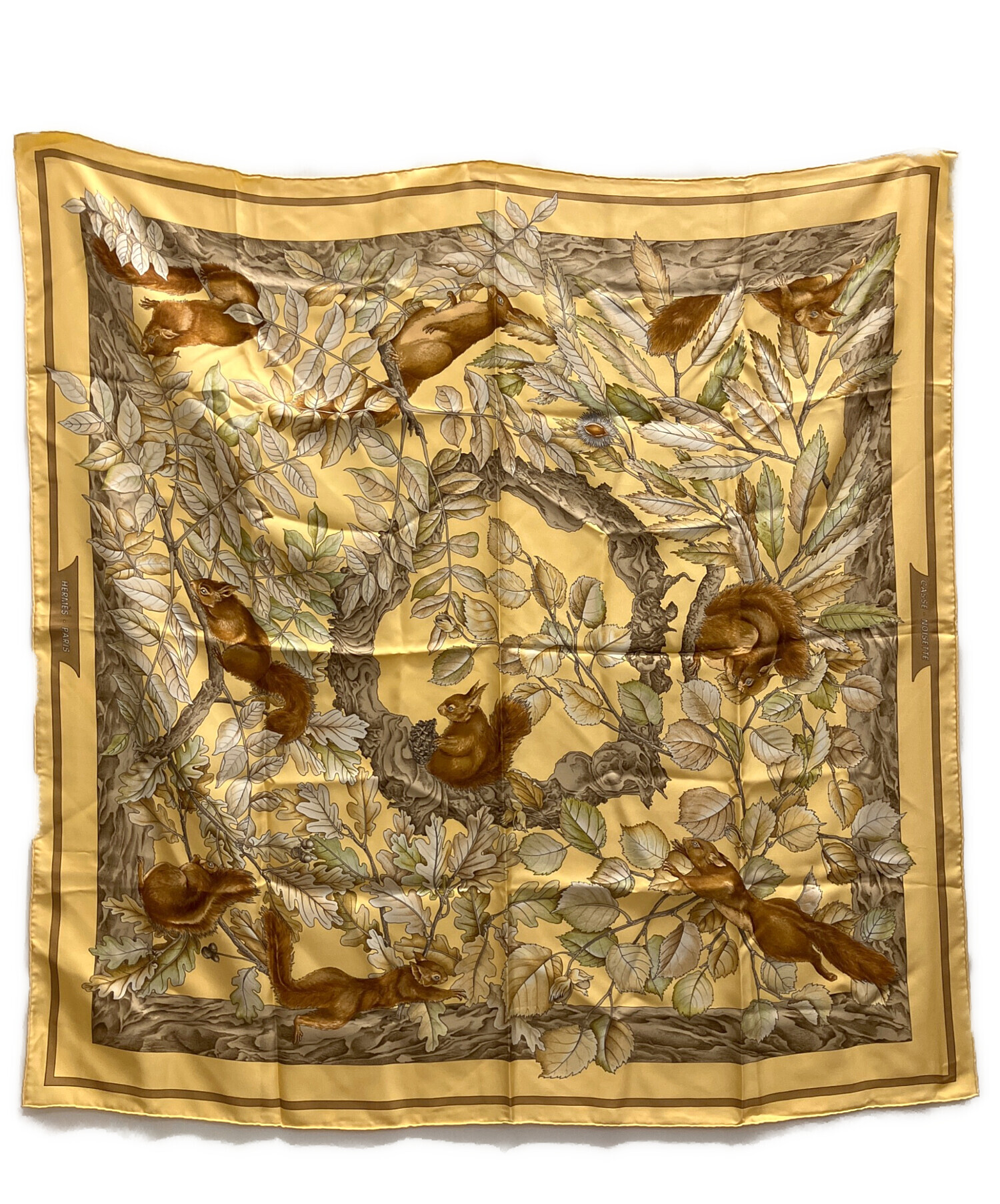 中古・古着通販】HERMES (エルメス) シルクスカーフ カレ90 くるみ割り