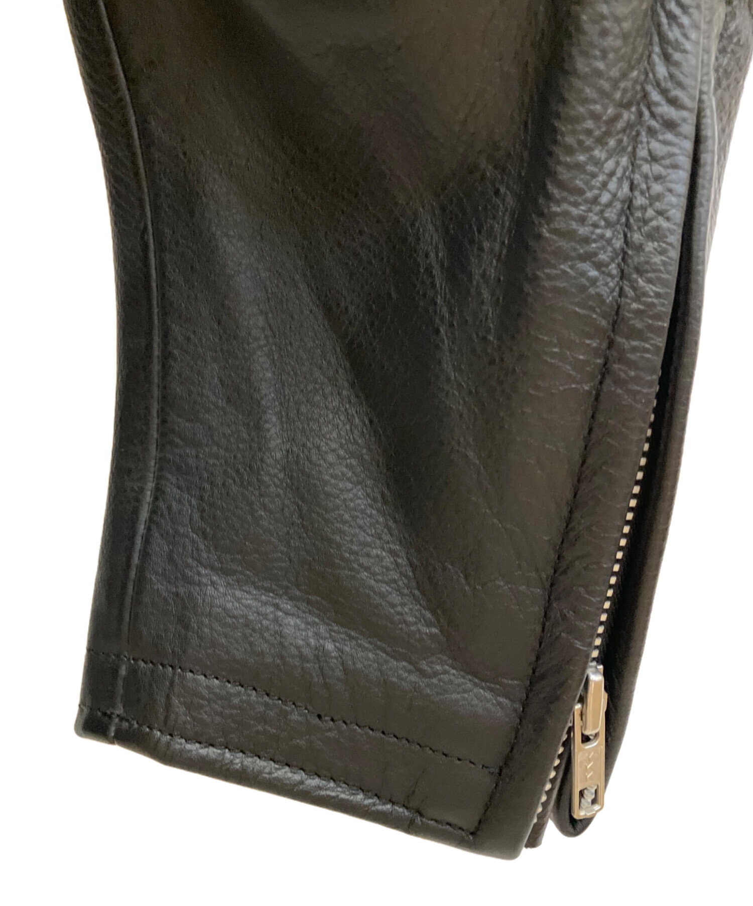 00s Morgan モーターサイクル レーシング カウレザー ライダース 中古・古着通販】MORGAN (モーガン) モーターサイクルジャケット