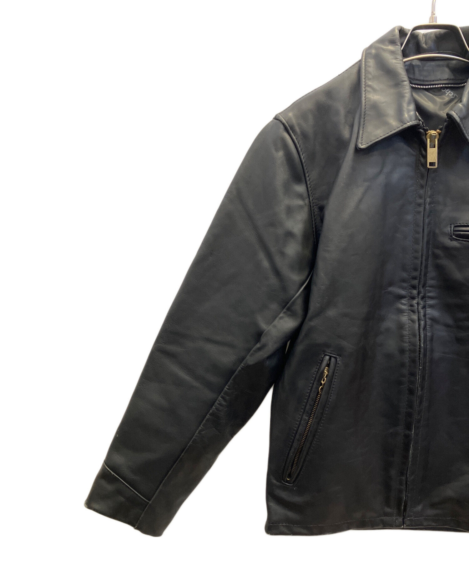 中古 Schott シングルライダース ジャケット 中古・古着通販】Schott (ショット) シングルライダースジャケット