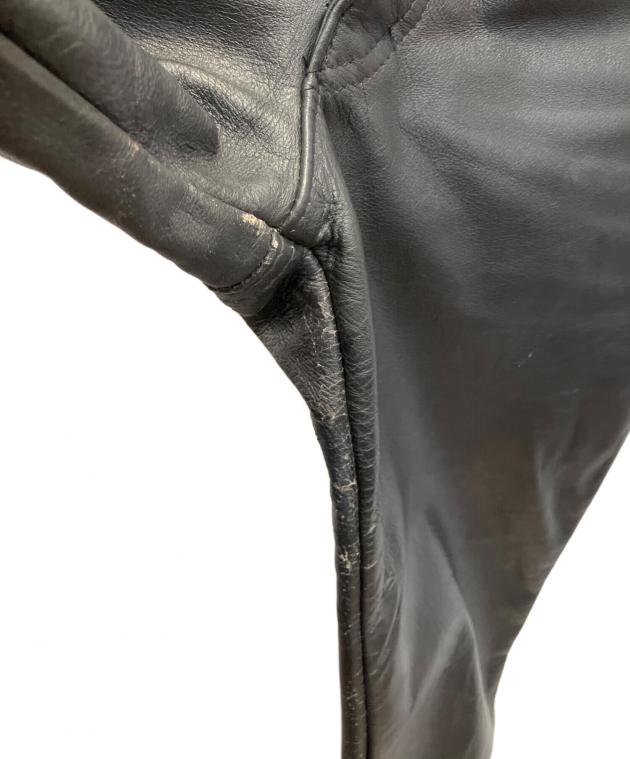 中古・古着通販】Schott (ショット) レザーパンツ ブラック サイズ