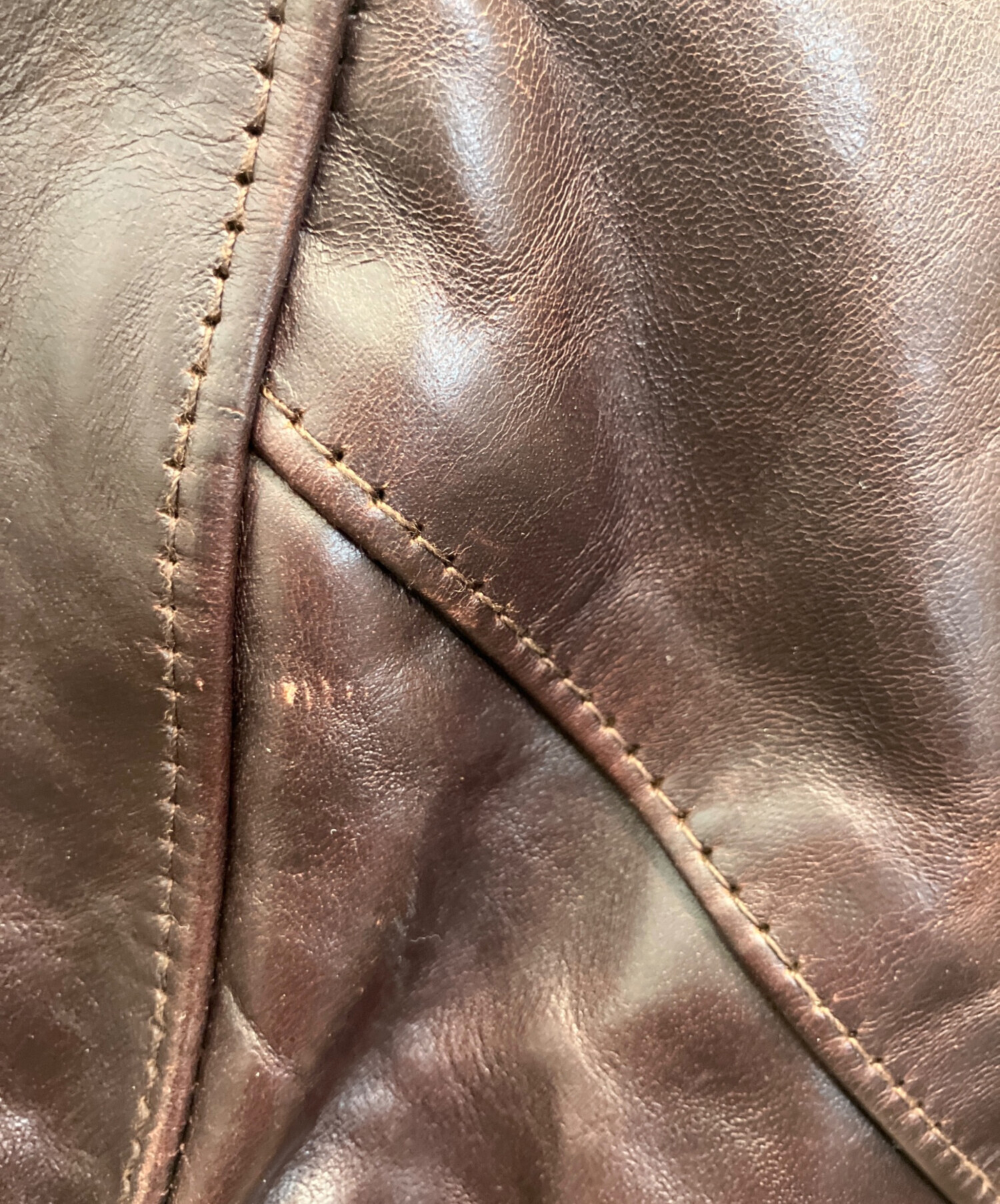 90s Aero Leather ダークブラウン レザージャケット 36 中古・古着通販】Aero LEATHER (エアロレザー) レザージャケット